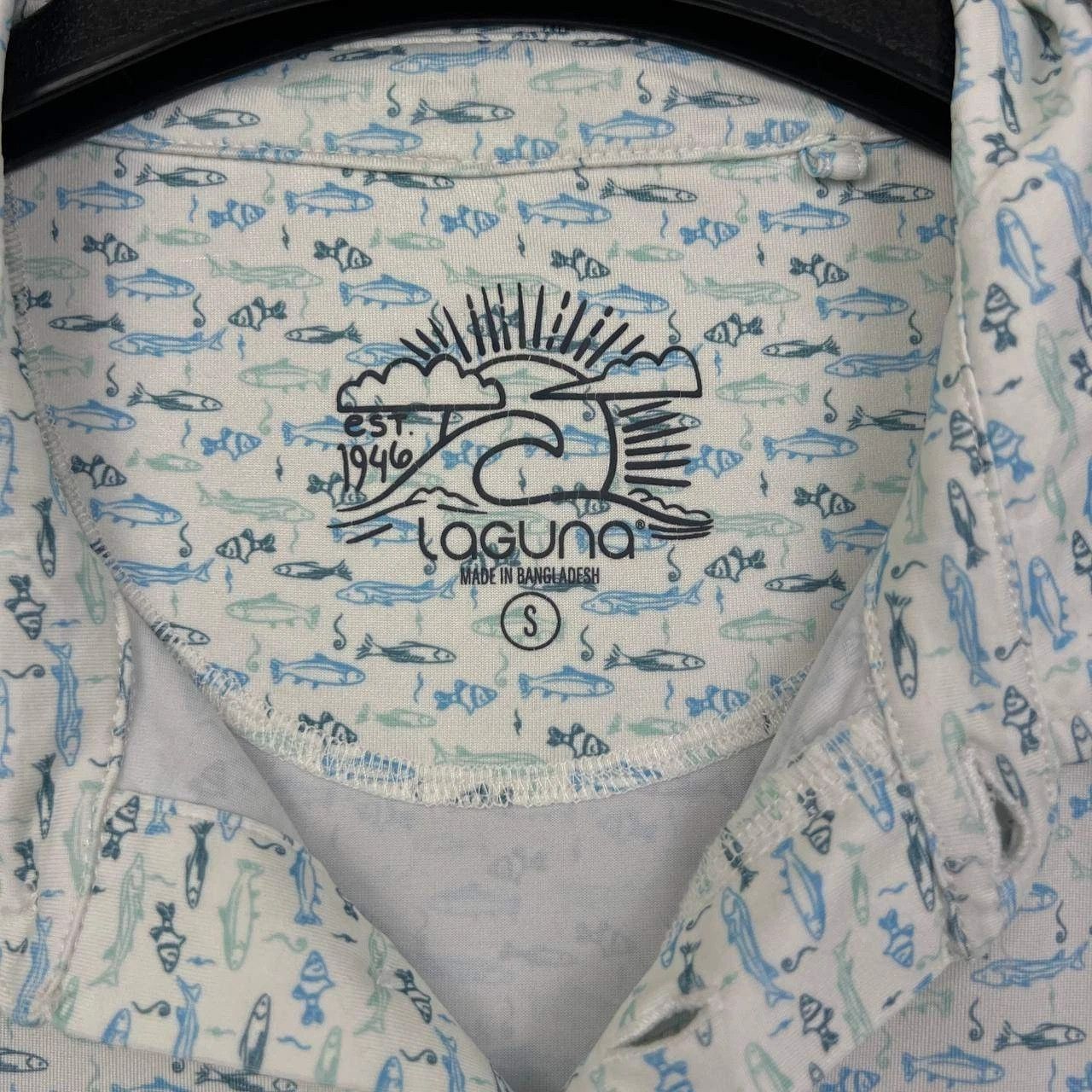 Other Laguna Golf Polo Shirt Men Fish Print Performance Collared S Size US S / EU 44-46 / 1 - 6 Thumbnail