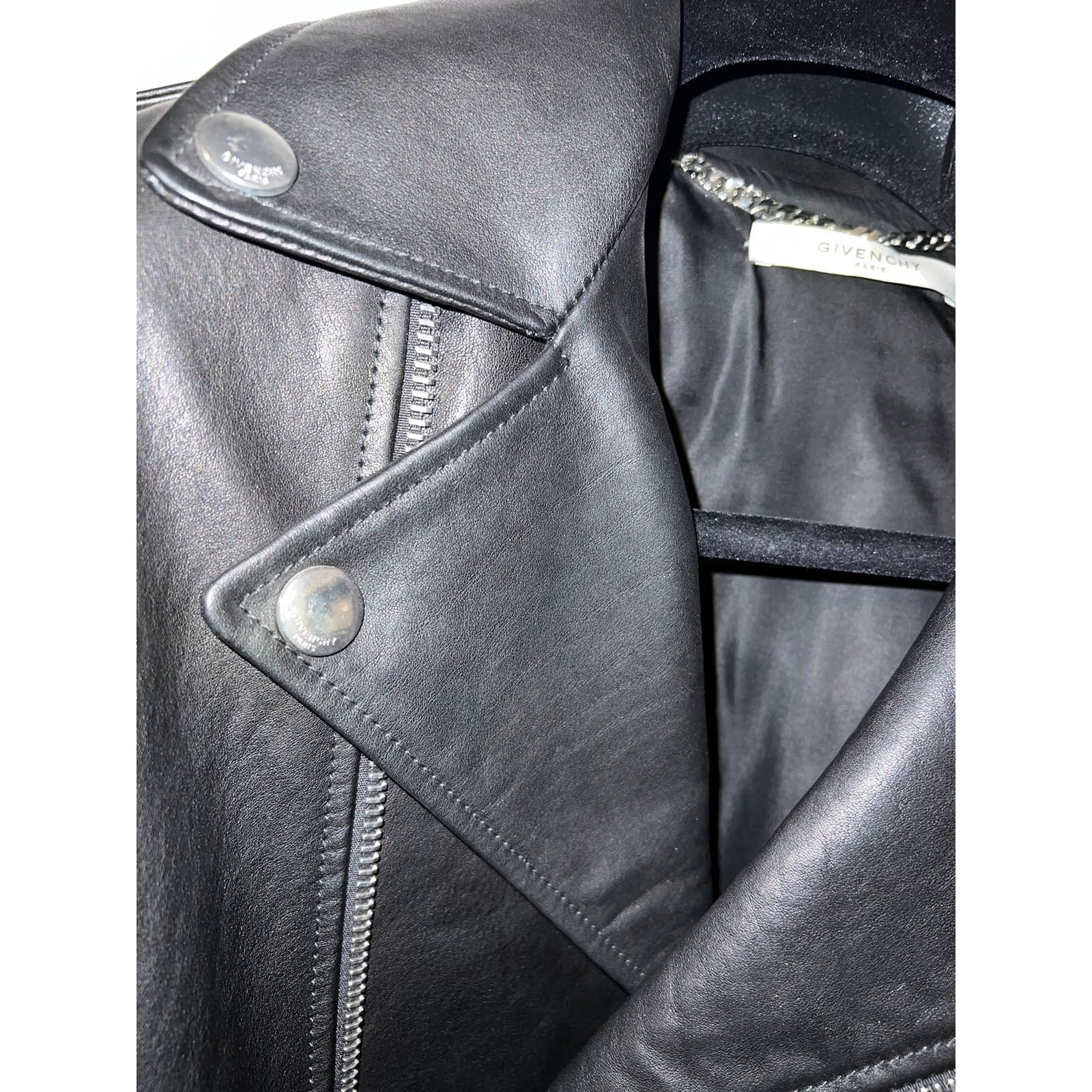 Givenchy Givenchy Calfskin Classic Biker Jacket Size US M / EU 48-50 / 2 - 9 Thumbnail