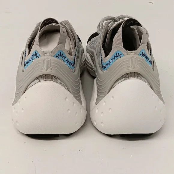 Lanvin Lanvin Flash X Silver Mesh Low-Top Sneakers - EU36/US6 Size US 6 / IT 36 - 12 Thumbnail