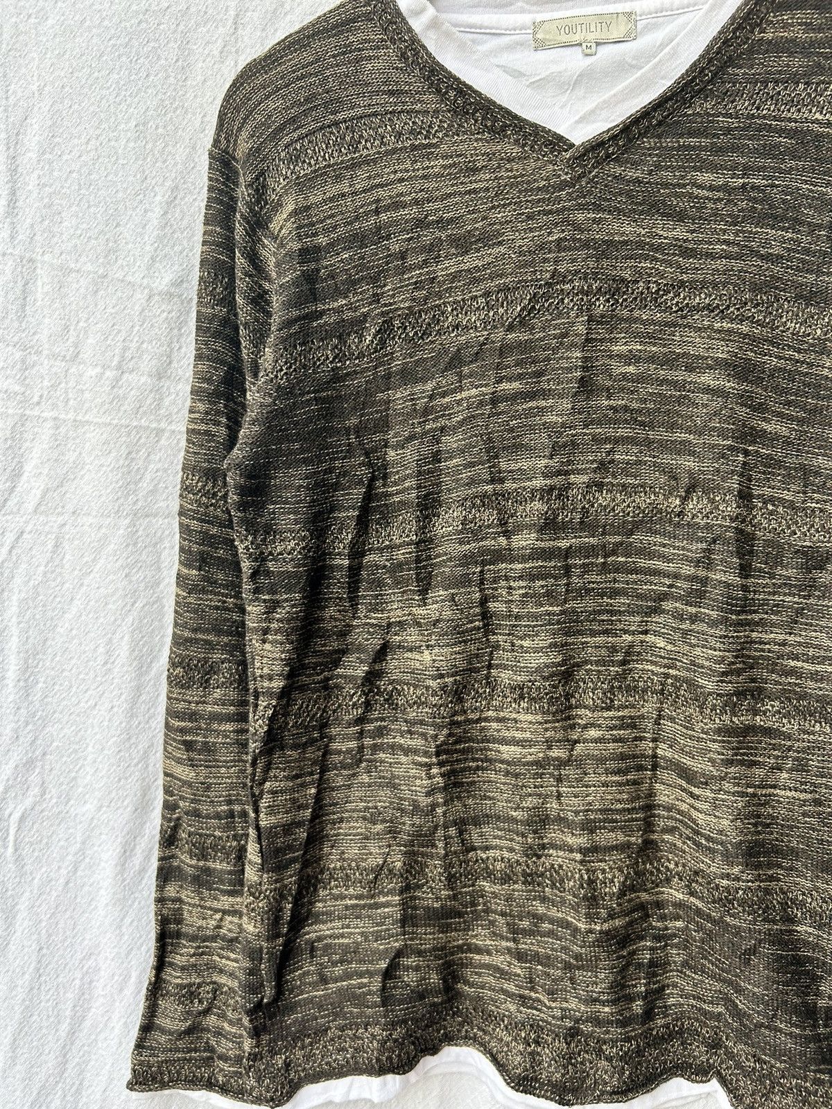 Hysteric Glamour 💸BINDINGOFFER💸Youtility japanese layered knit issey style Size US M / EU 48-50 / 2 - 3 Thumbnail