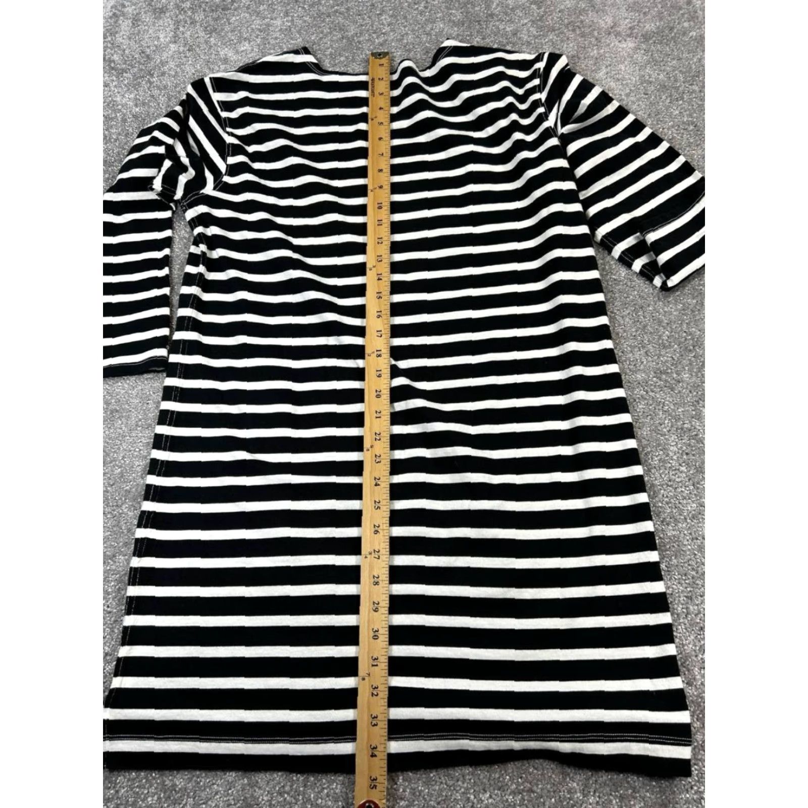 Everlane Everlane Dress Womens Medium Black White Cotton Pullover Size M / US 6-8 / IT 42-44 - 7 Thumbnail