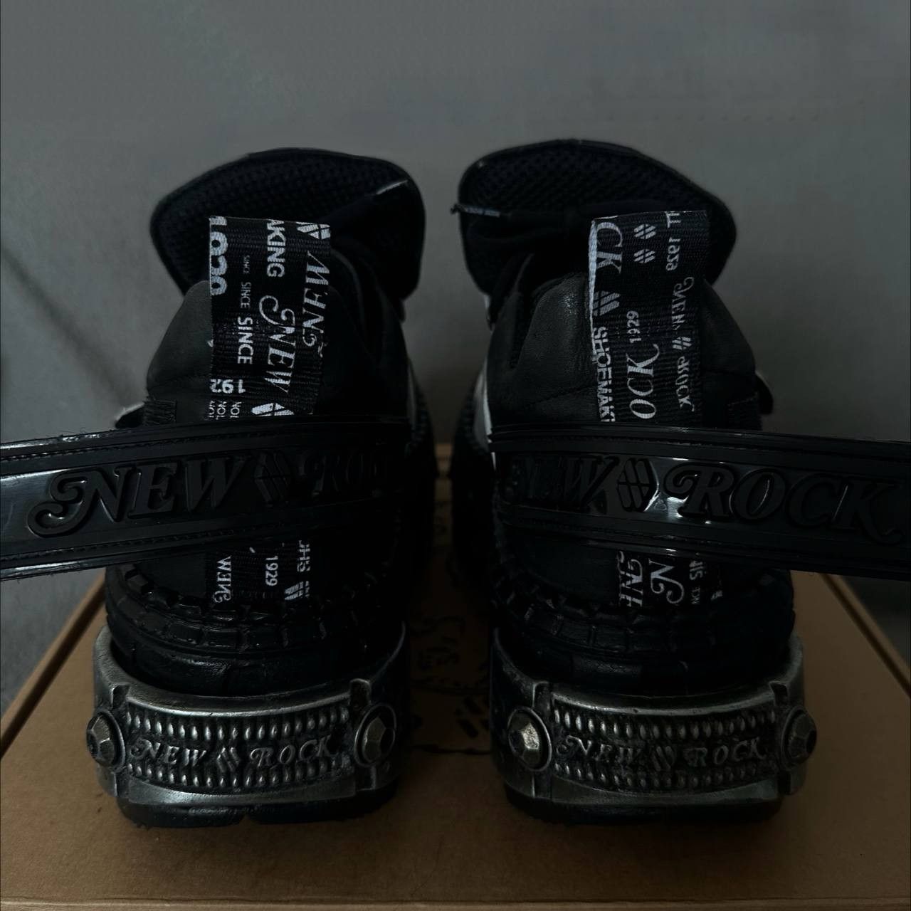 New Rock New Rock platform tank heavy metal shoes custom edition Size US 11 / EU 44 - 3 Thumbnail