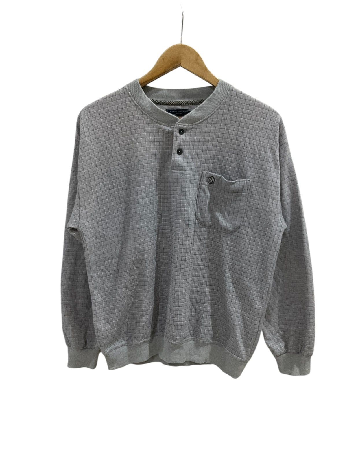 Japanese Brand × Kansai Yamamoto × Vintage KANSAI YAMAMOTO BOTTON SWEATSHIRT Size US M / EU 48-50 / 2 - 1 Thumbnail