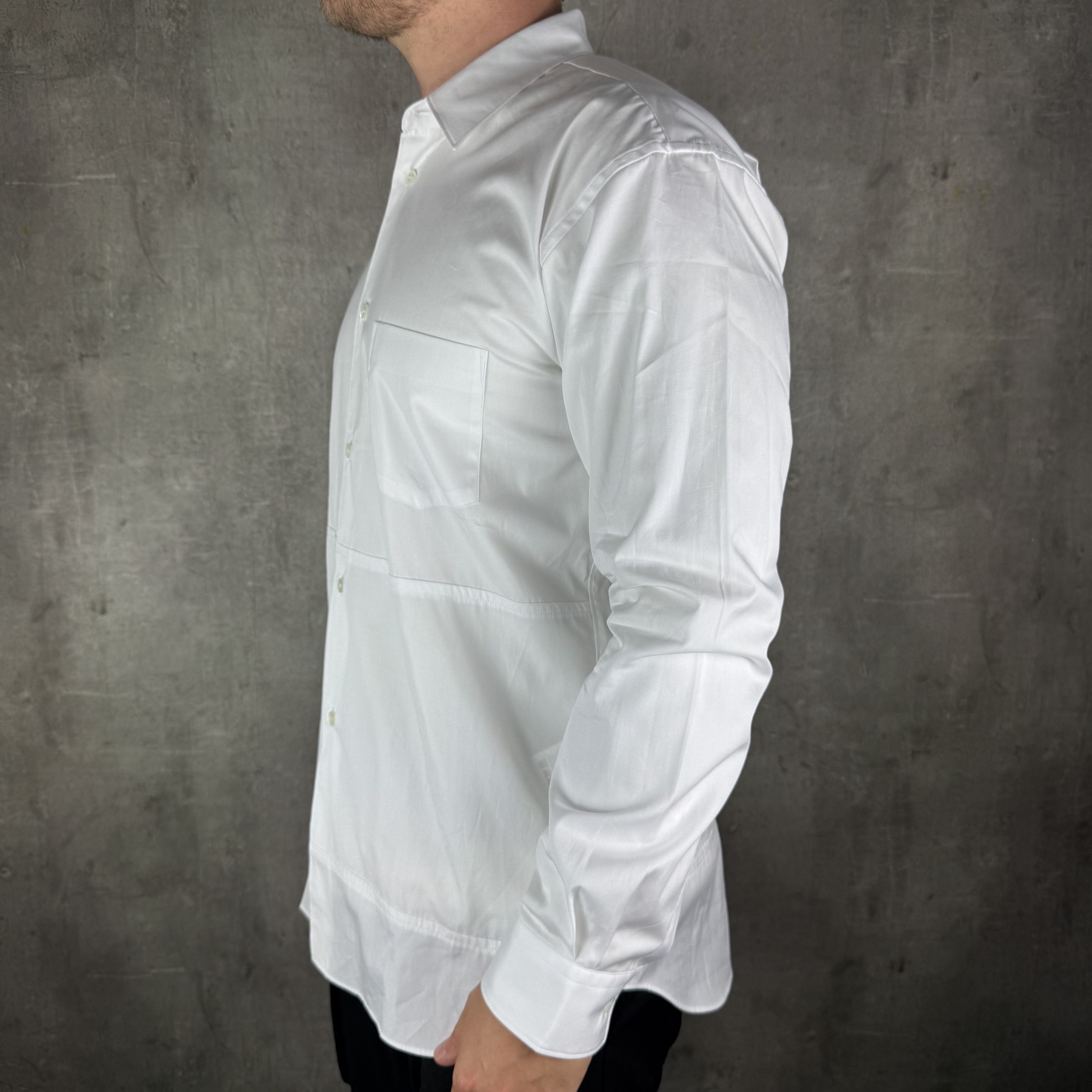 Comme des Garcons SHIRT COMME DES GARCONS SHIRT Panelled Patchwork Seam Button Up Size US M / EU 48-50 / 2 - 4 Thumbnail