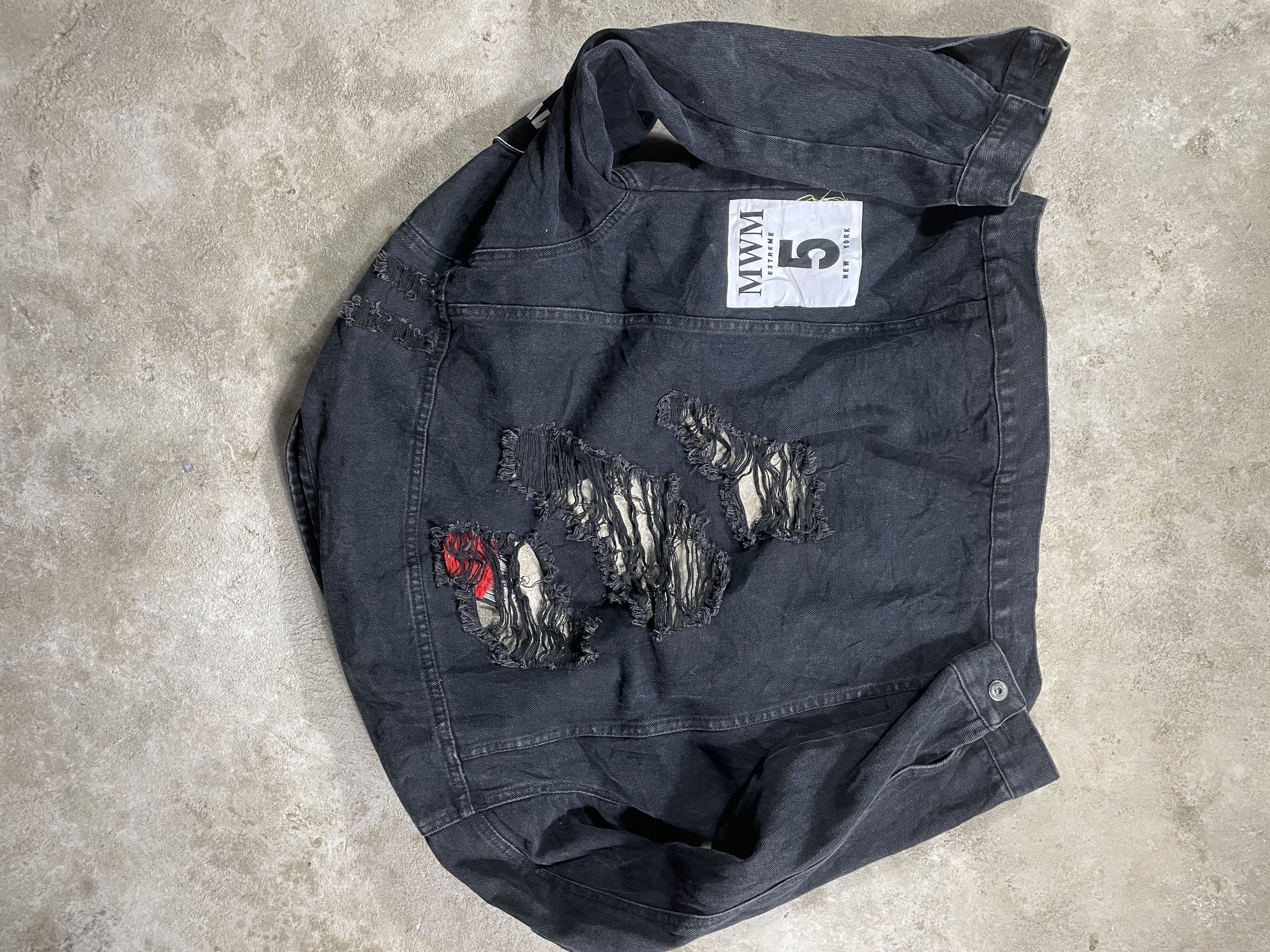 Japanese Brand MWM Denim Trucker Jacket Size US L / EU 52-54 / 3 - 6 Thumbnail
