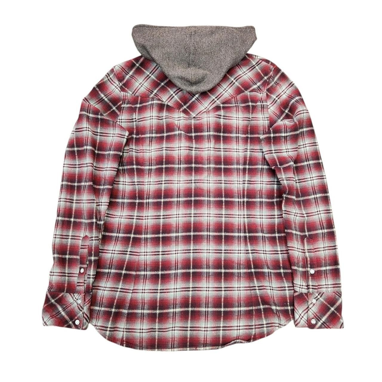 Obelisk Obelisk Removable Hood Plaid Shirt Size US M / EU 48-50 / 2 - 2 Thumbnail