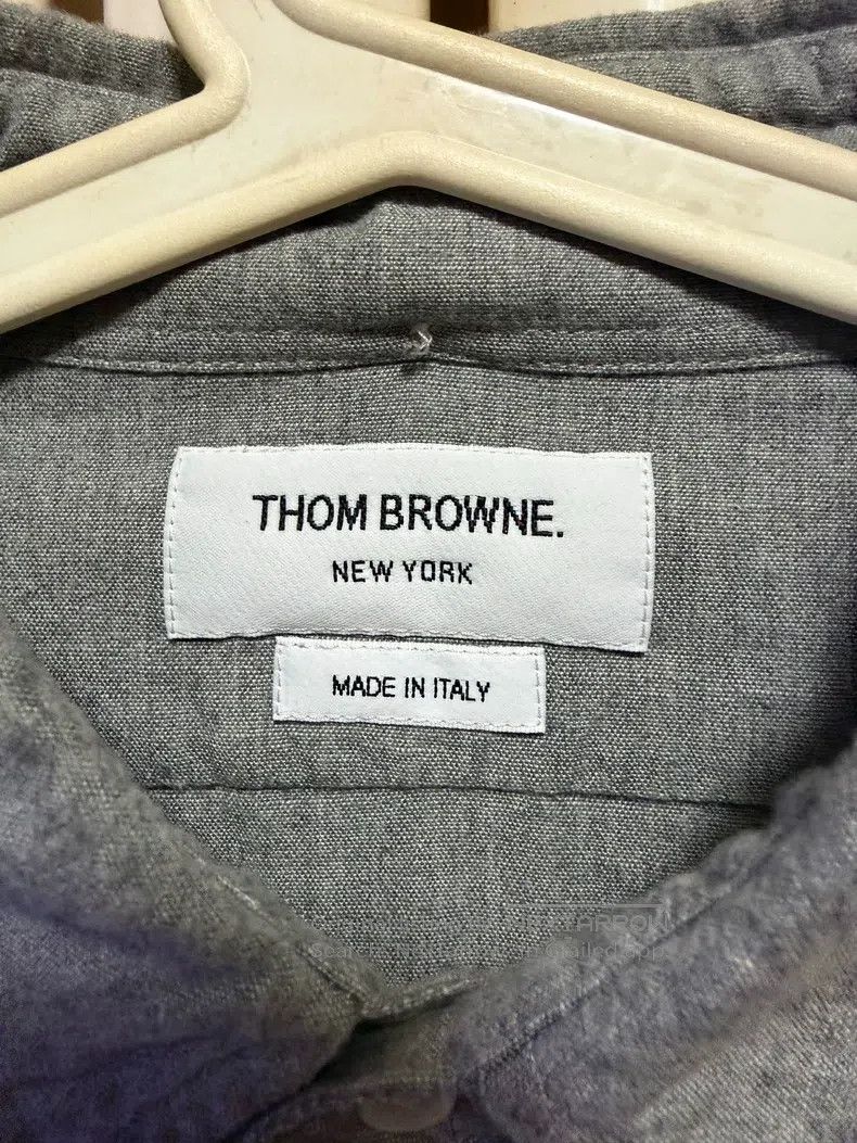 Thom Browne Thom Browne Flannel casual long sleeve shirt Size US M / EU 48-50 / 2 - 2 Thumbnail