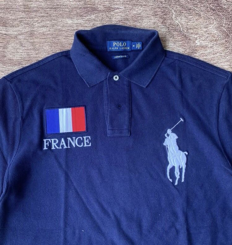 Polo Ralph Lauren × Rugby Ralph Lauren × Vintage Polo Ralph Lauren France Big Logo Polos Size US M / EU 48-50 / 2 - 2 Thumbnail
