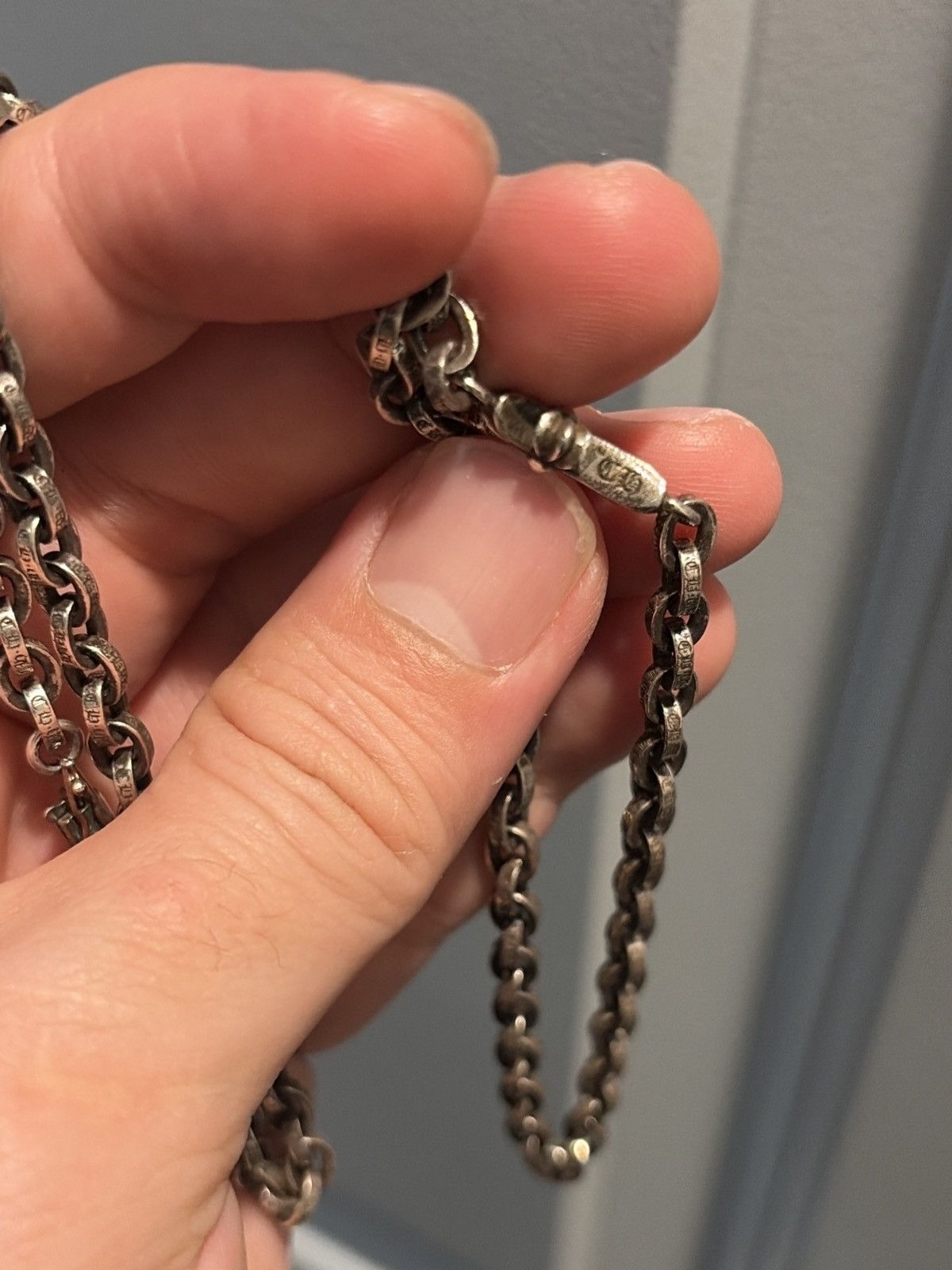 Chrome Hearts Paper chain necklace with cross Size ONE SIZE - 3 Thumbnail