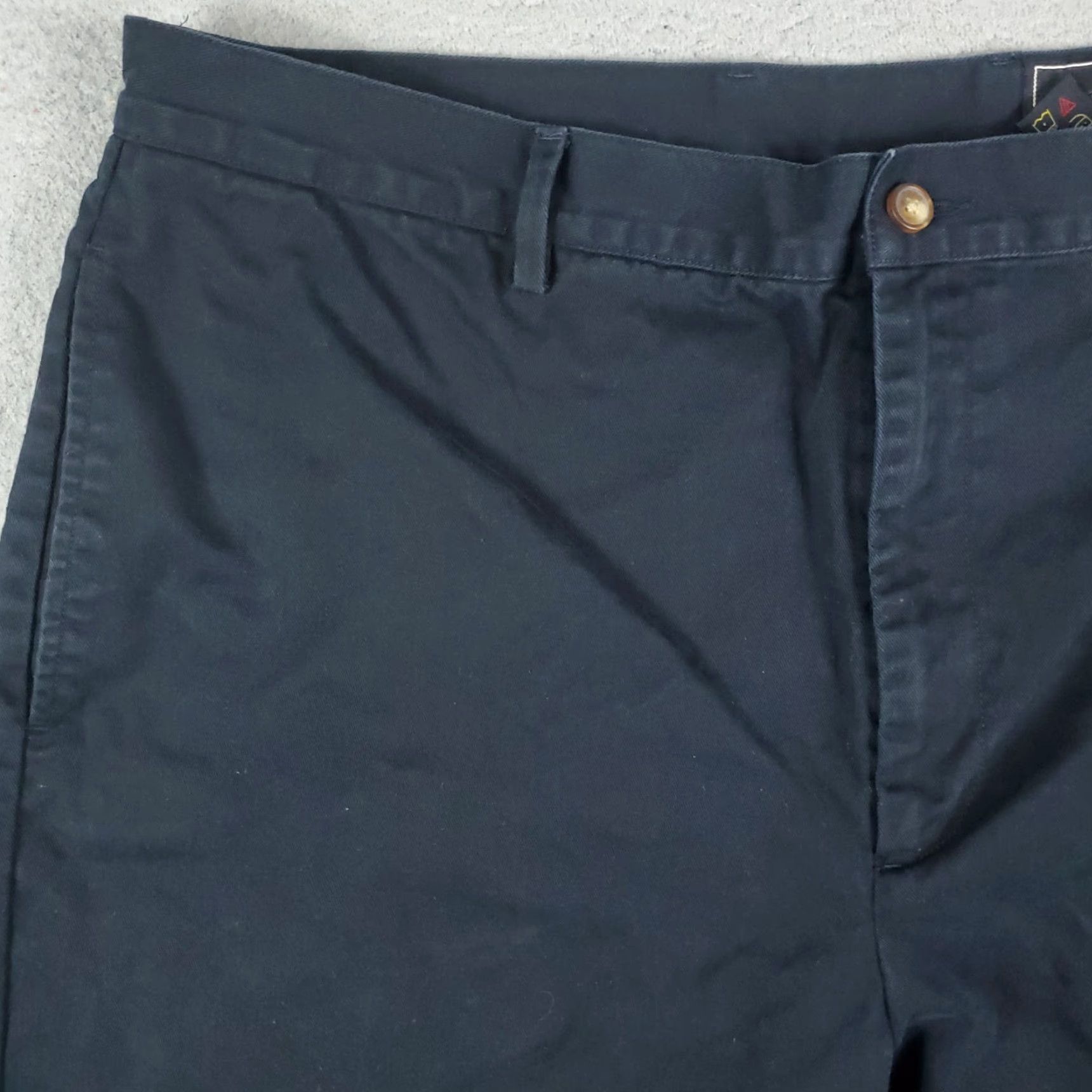 Vintage Greg Norman Men's Chino Shorts Size 34 Blue Flat Front Pockets Casual Classic Size US 34 / EU 50 - 2 Thumbnail