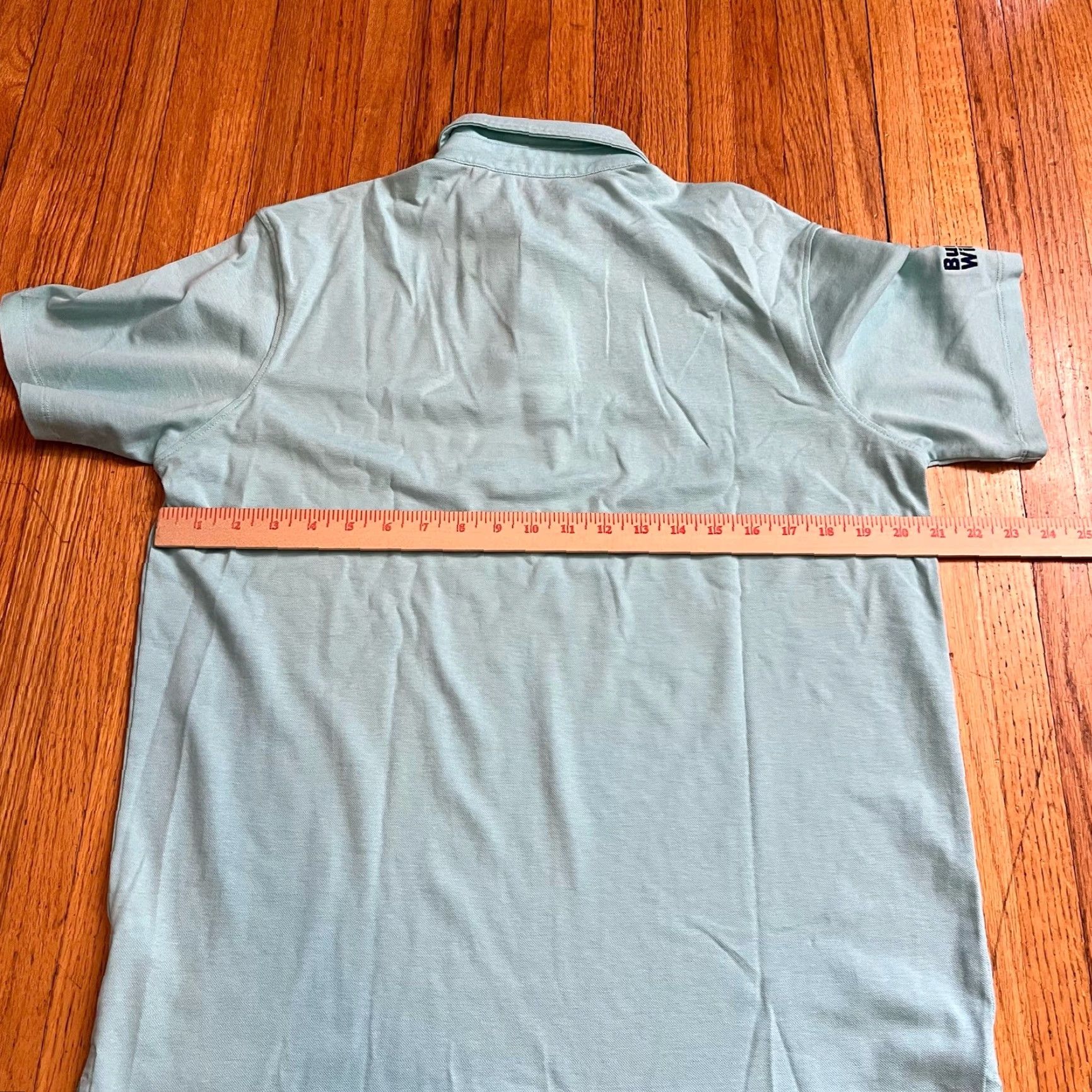 Vintage Greyson Polo Shirt Mens Medium Golf Performance Solid Blue Green Size US M / EU 48-50 / 2 - 5 Thumbnail