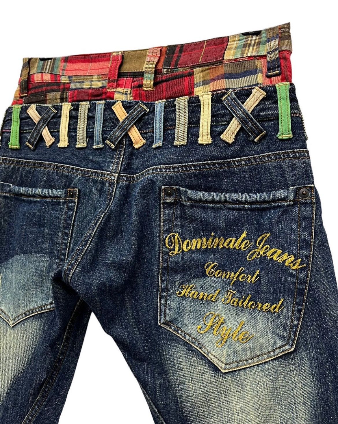 Japanese Brand Handcrafted Double Waisted Japanese Denim Size US 29 - 2 Thumbnail