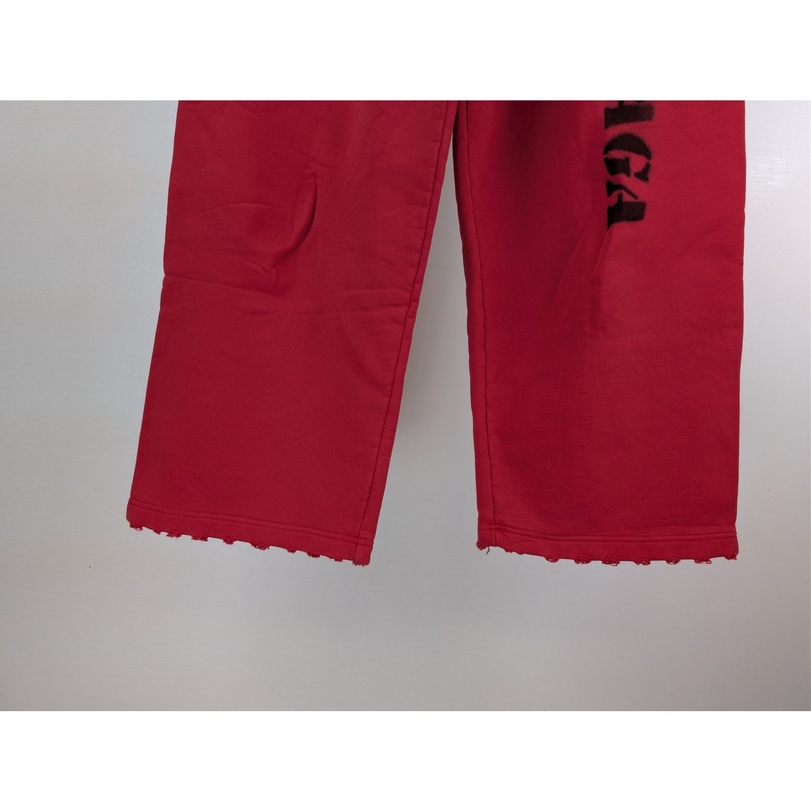 Balenciaga o1rshd1 Baggy Sweatpants Trousers in Red/black Size US 30 / EU 46 - 3 Thumbnail