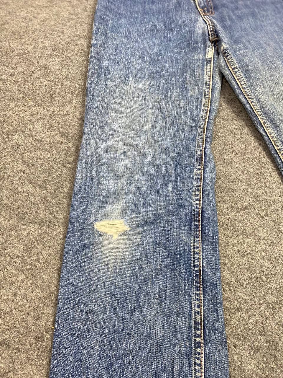 Levi's vintage levis 515 distressed denim nice design Size US 27 - 11 Thumbnail