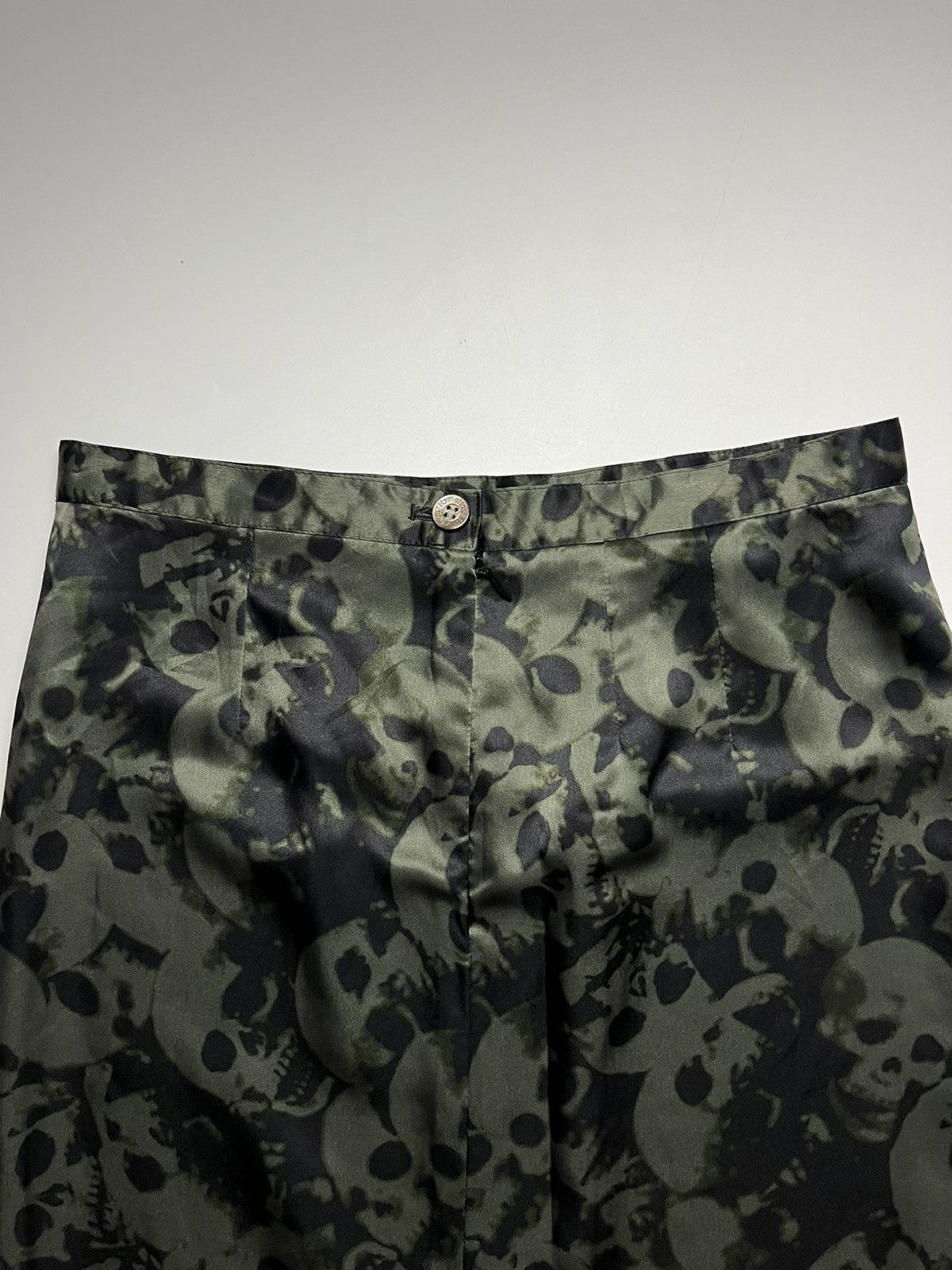Hysteric Glamour Archive Hysteric Glamour Skull AOP Ruffle Hem Maxi Skirt Size 26" / US 2 / IT 38 - 11 Thumbnail