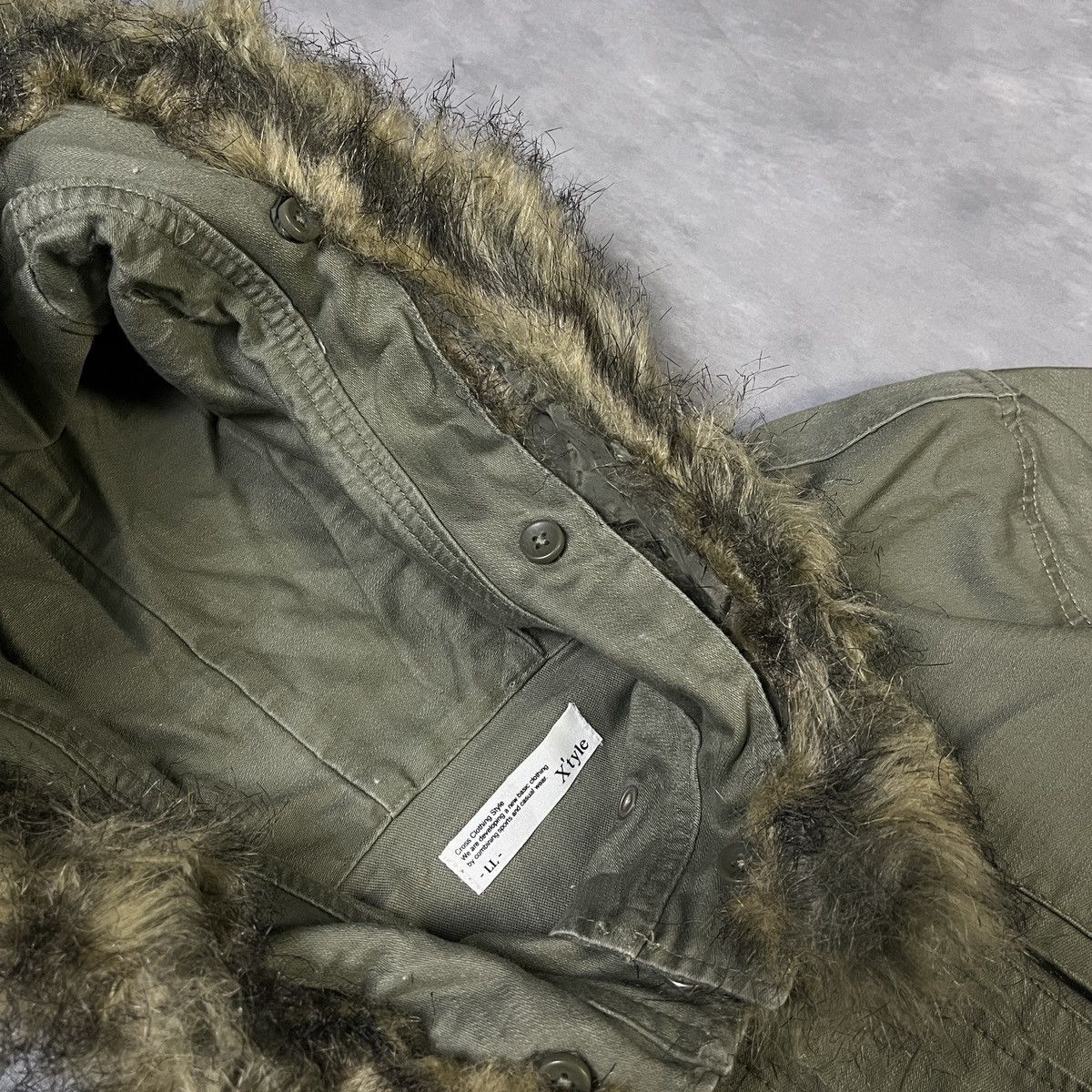 GOA 2000s X’tyle - Apocalypse Style Fur Parka Jacket Size US L / EU 52-54 / 3 - 3 Thumbnail