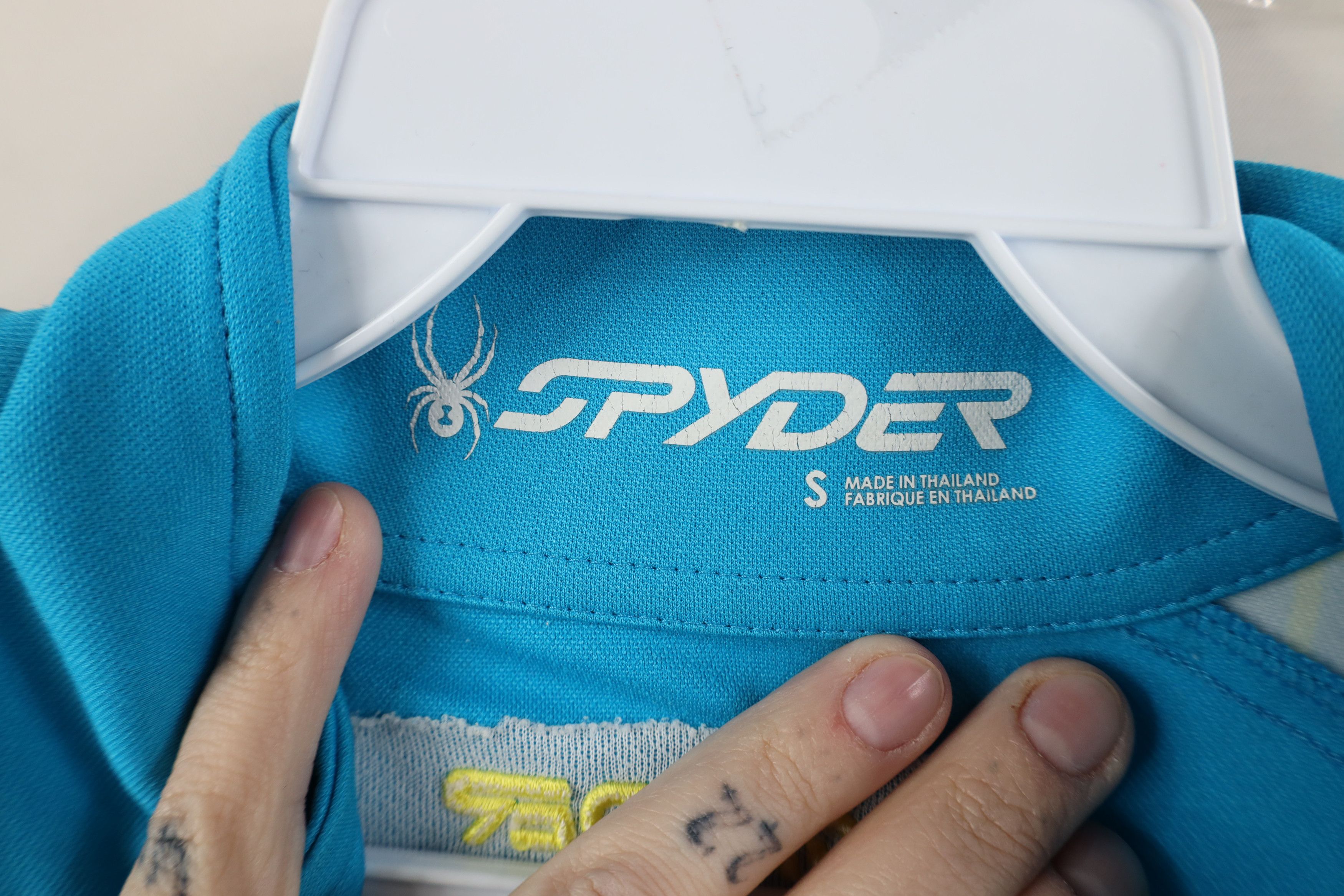 Spyder Vintage Spyder Big Logo Half Zip Pullover Jacket Top Blue Size US S / EU 44-46 / 1 - 10 Thumbnail