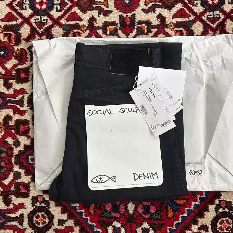 Visvim visvim size W32L30 24aw 19OW CMYK BLACK jeans 2505-Nextarr Size US 32 / EU 48 - 7 Thumbnail
