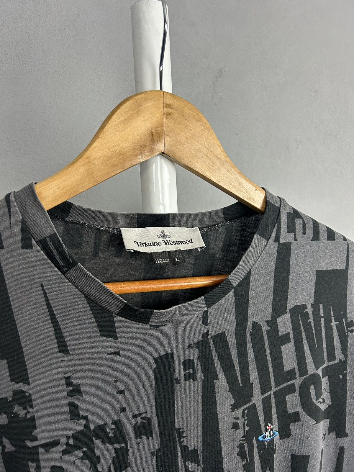Vivienne Westwood Vivienne Westwood Multi Logo t shirt Size US L / EU 52-54 / 3 - 5 Thumbnail