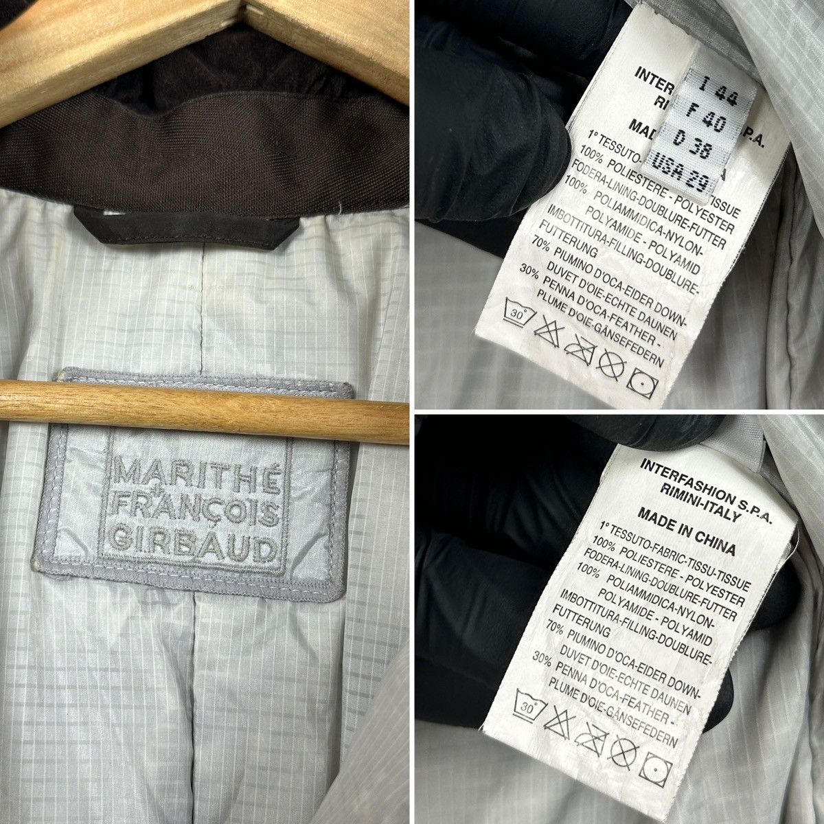 Marithe + Francois Girbaud Marithé+François Girbaud Brown Hooded Down Puffer Jacket Size M / US 6-8 / IT 42-44 - 20 Thumbnail