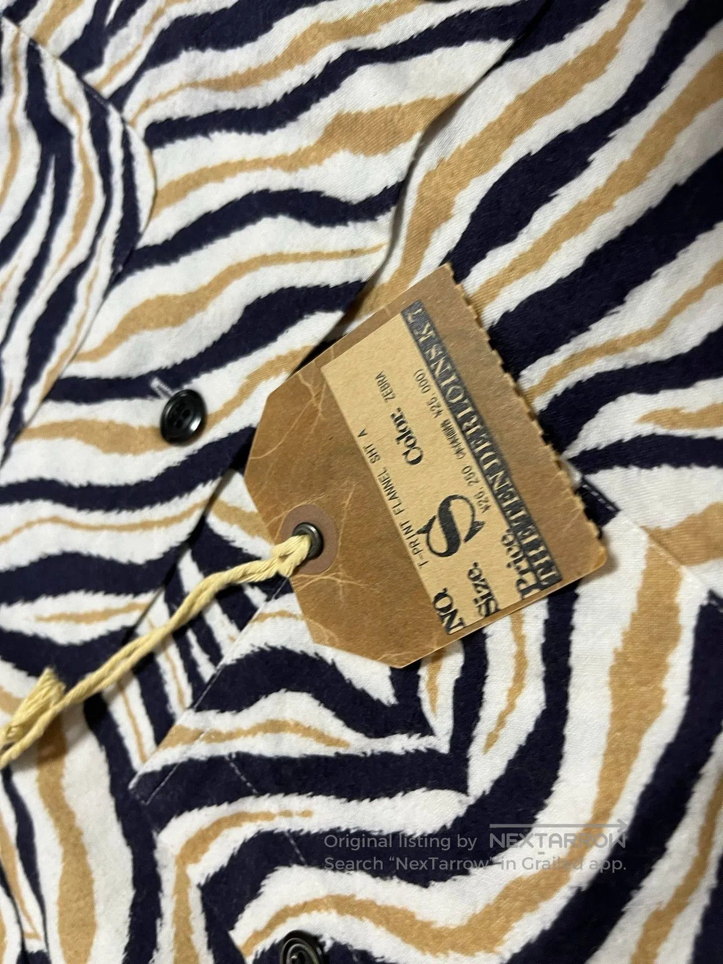 Tenderloin Tenderloin Zebra Print Shirt. Size US S / EU 44-46 / 1 - 3 Thumbnail