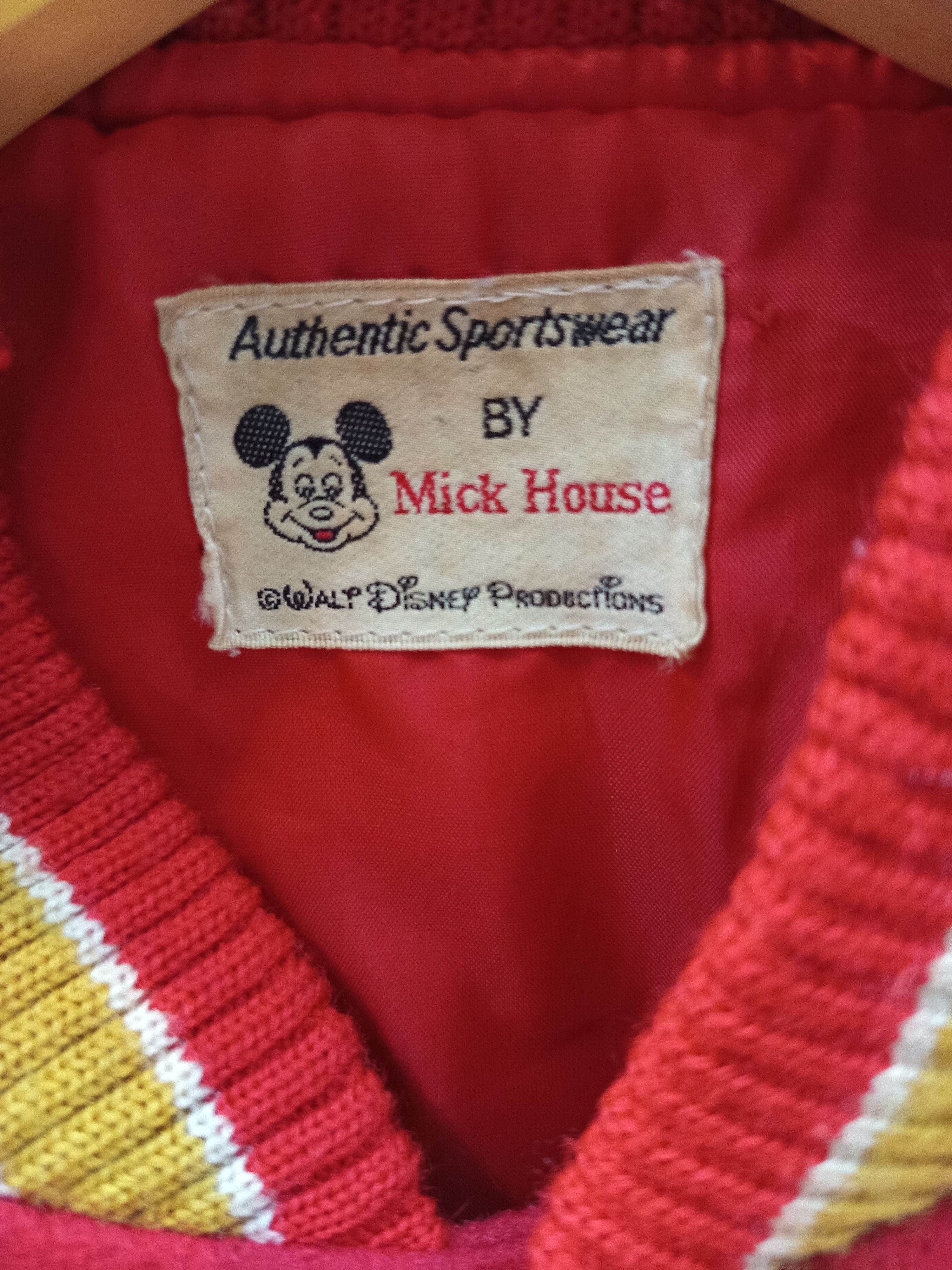 Vintage 1980s Walt Disney Productions Mickey Mouse Varsity Jacket Size US L / EU 52-54 / 3 - 13 Thumbnail