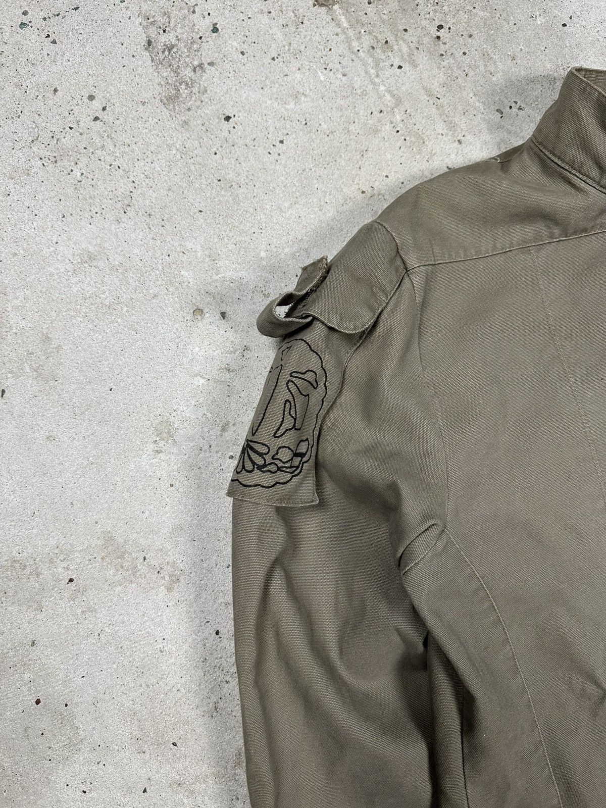 Japanese Brand Vintage Y2K Asymmetrical Utility Light Jacket Army Style Size US S / EU 44-46 / 1 - 5 Thumbnail