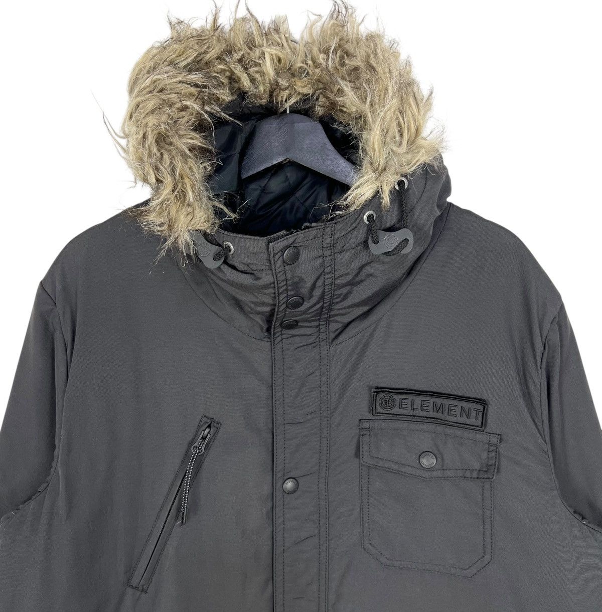 Element Element Wolfeboro Collection Furs Hoodie Winter Parka Jacket Size L / US 10 / IT 46 - 2 Thumbnail