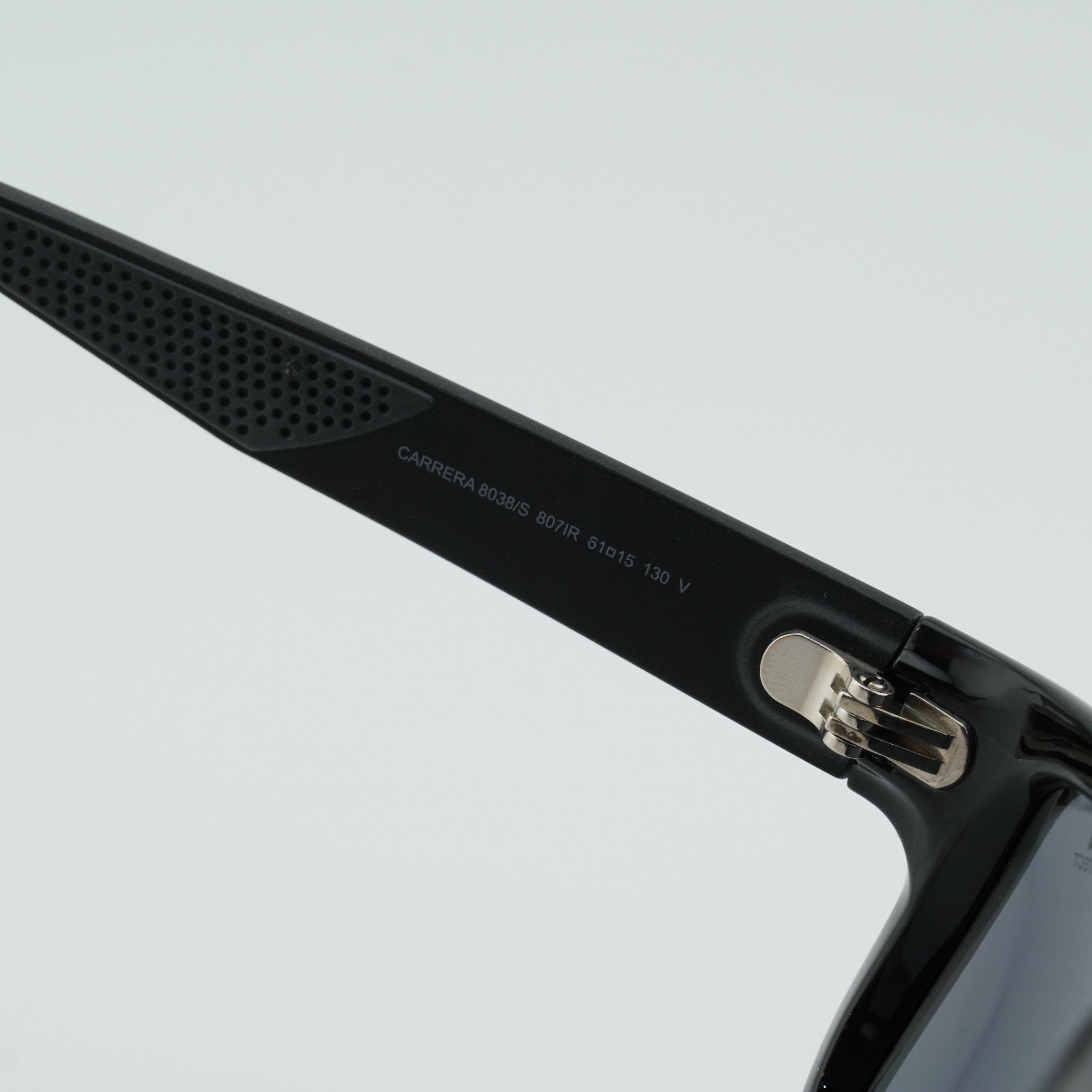 Carrera Carrera 8038/S 0807 IR Sunglasses Black Rectangle Frame Size ONE SIZE - 7 Thumbnail