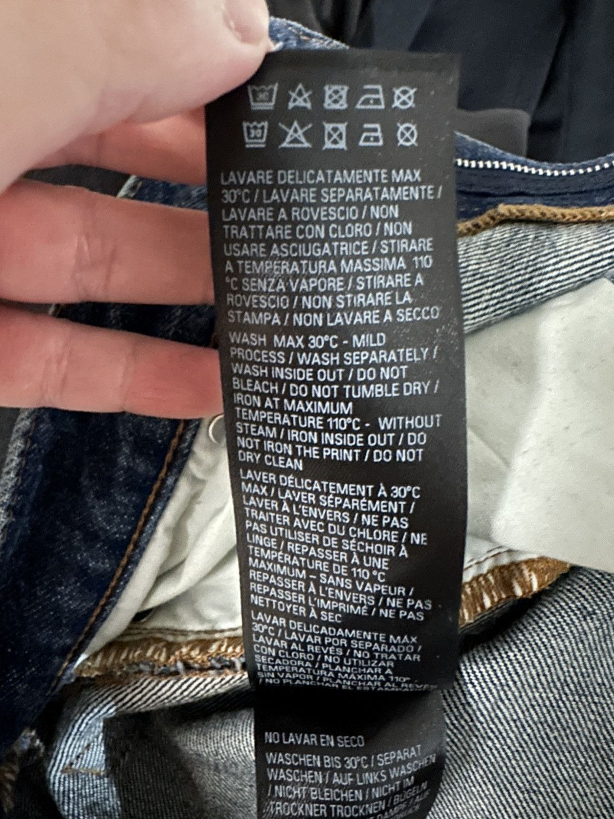 Balenciaga Distressed loose fit denim Size US 30 / EU 46 - 5 Thumbnail