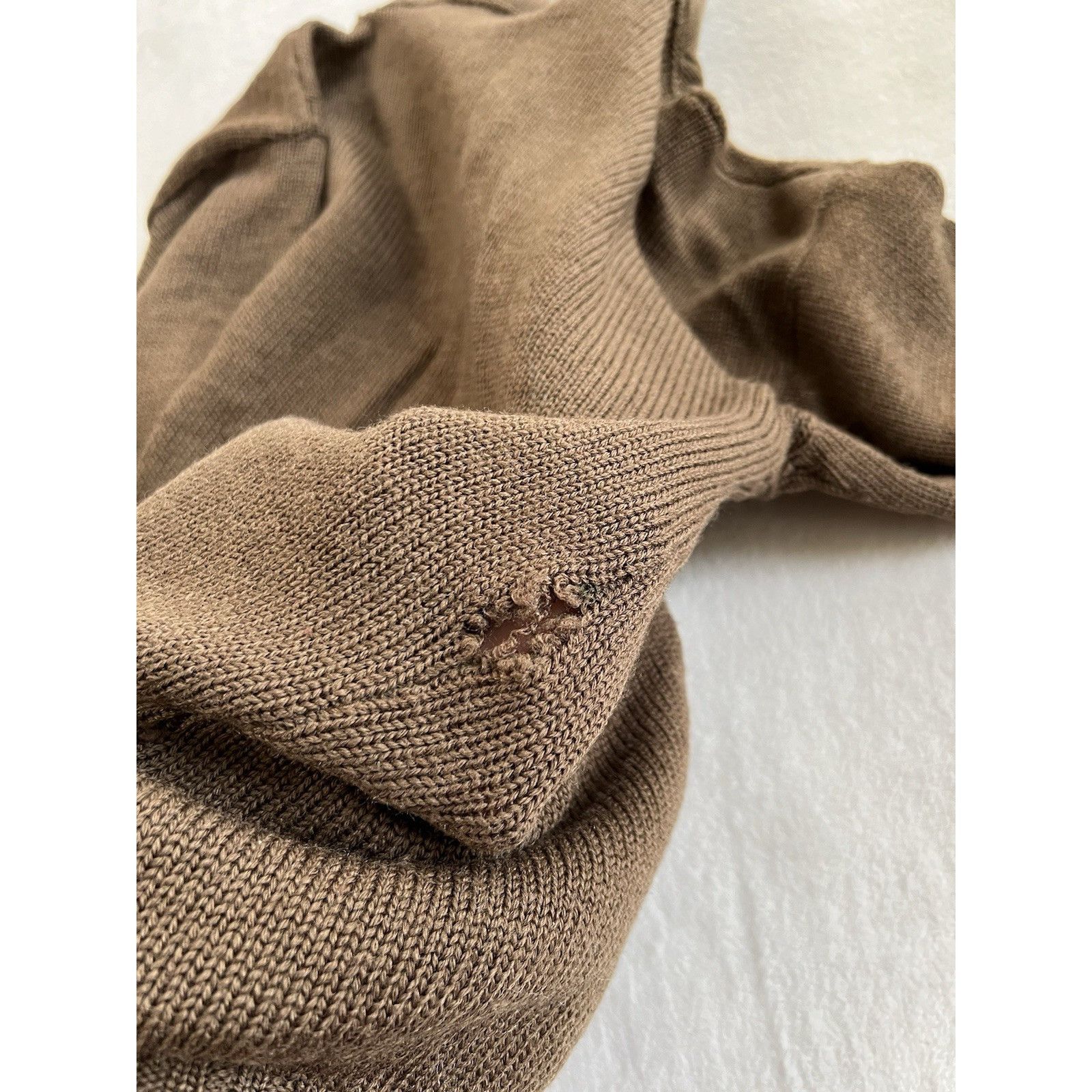 Vintage Jack Young Mens Medium 100% Wool Brown Olive Drab Shawl Butt Size US M / EU 48-50 / 2 - 11 Thumbnail
