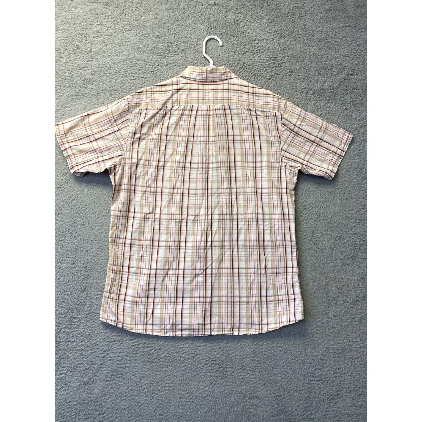 Alife Sonoma Life & Style Mens XLT Plaid Short Sleeve Shirt Brown/ 96-23 Size US XL / EU 56 / 4 - 7 Thumbnail
