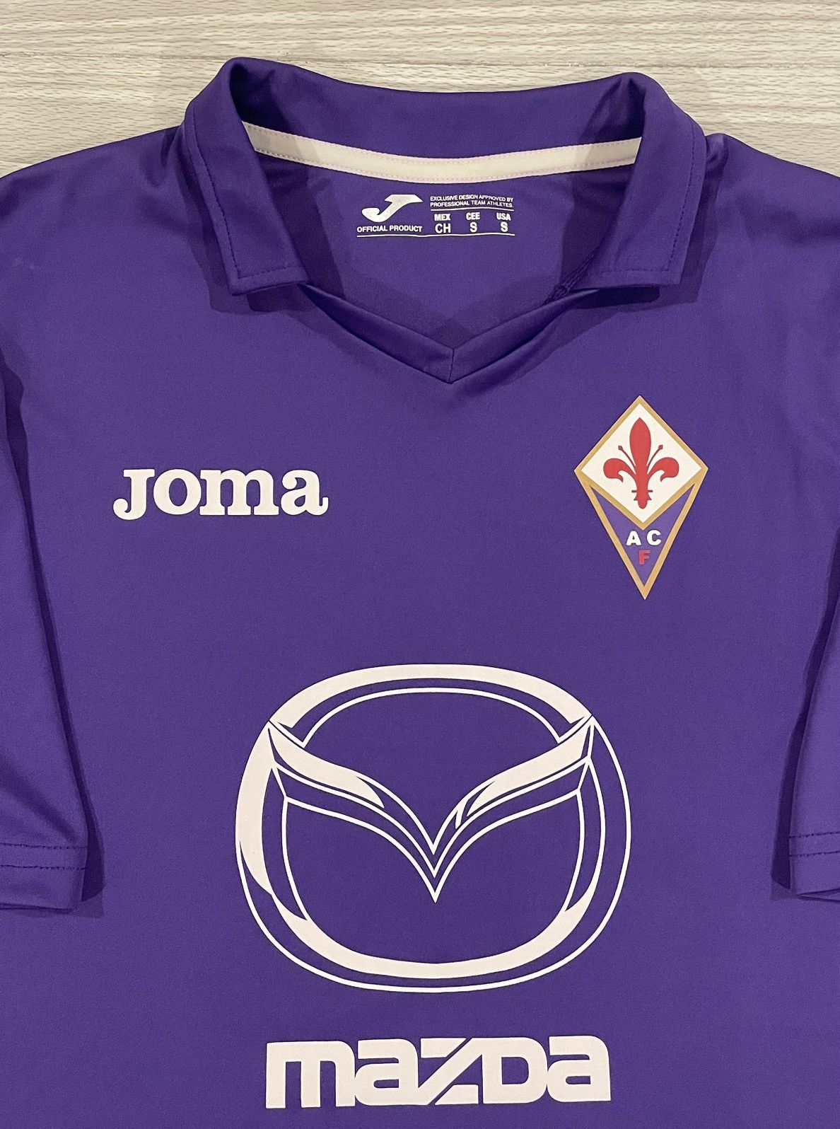 Joma JOMA 2013/14 Fiorentina Mario Gomez #33 Jersey Men’s Small Size US S / EU 44-46 / 1 - 4 Thumbnail