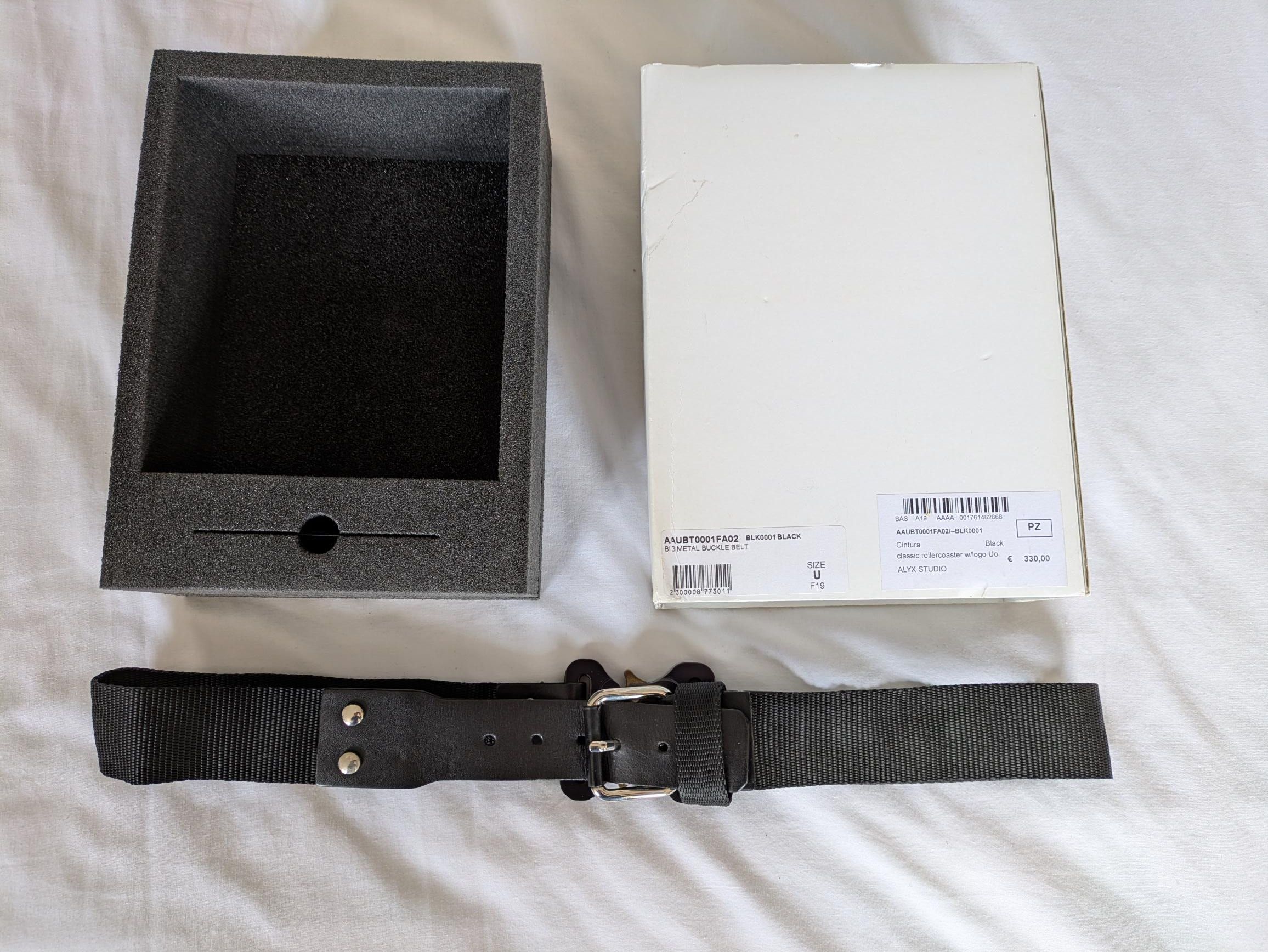 1017 ALYX 9SM Alyx Rollercoaster Belt in Black Size ONE SIZE - 4 Thumbnail