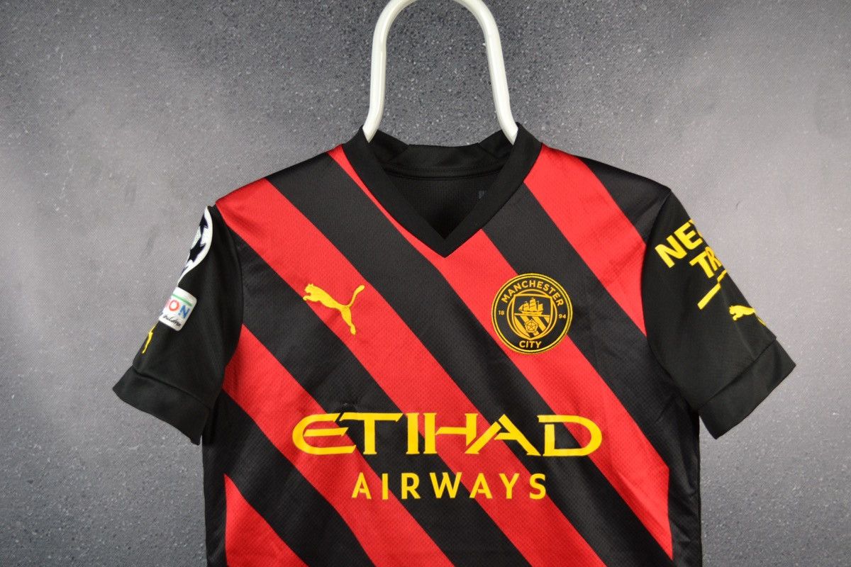 Puma Manchester City #9 HAALAND 2022 2023 soccer jersey Size US XXS / EU 40 - 3 Thumbnail