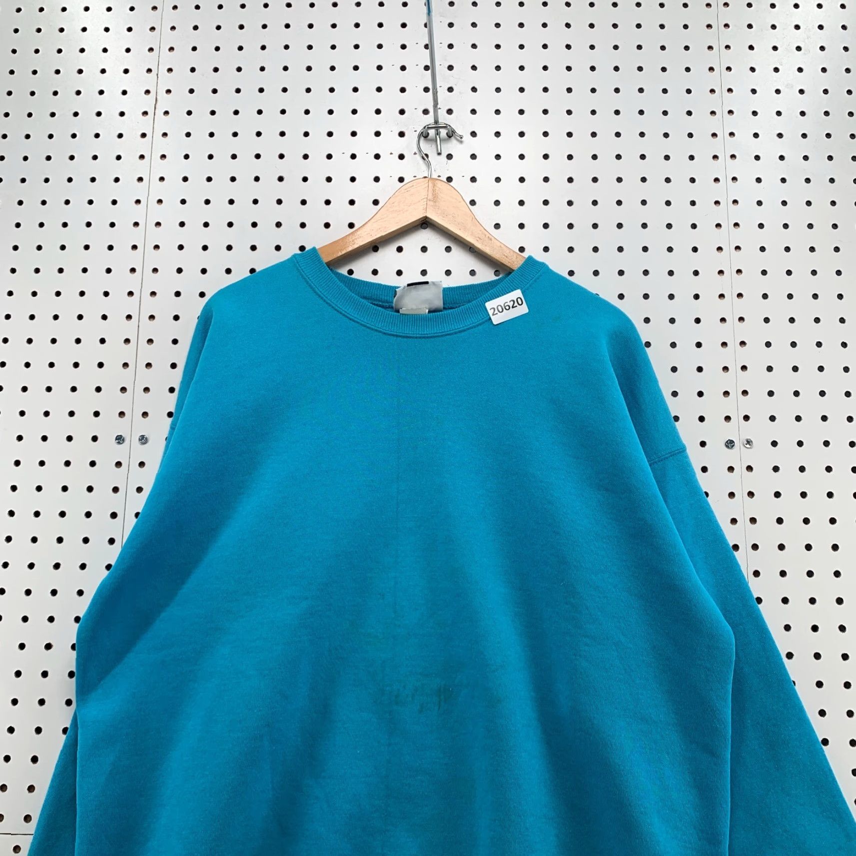 Lee VINTAGE LEE Sweatshirt Crewneck Adult 2XL Blue Heavyweight Cotton Blend Mens Pullover 25.5x28 Size US XXL / EU 58 / 5 - 2 Thumbnail