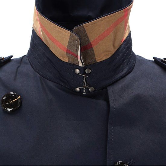 Burberry o1w1db10426 Trench Coat in Navy Size M / US 6-8 / IT 42-44 - 4 Thumbnail