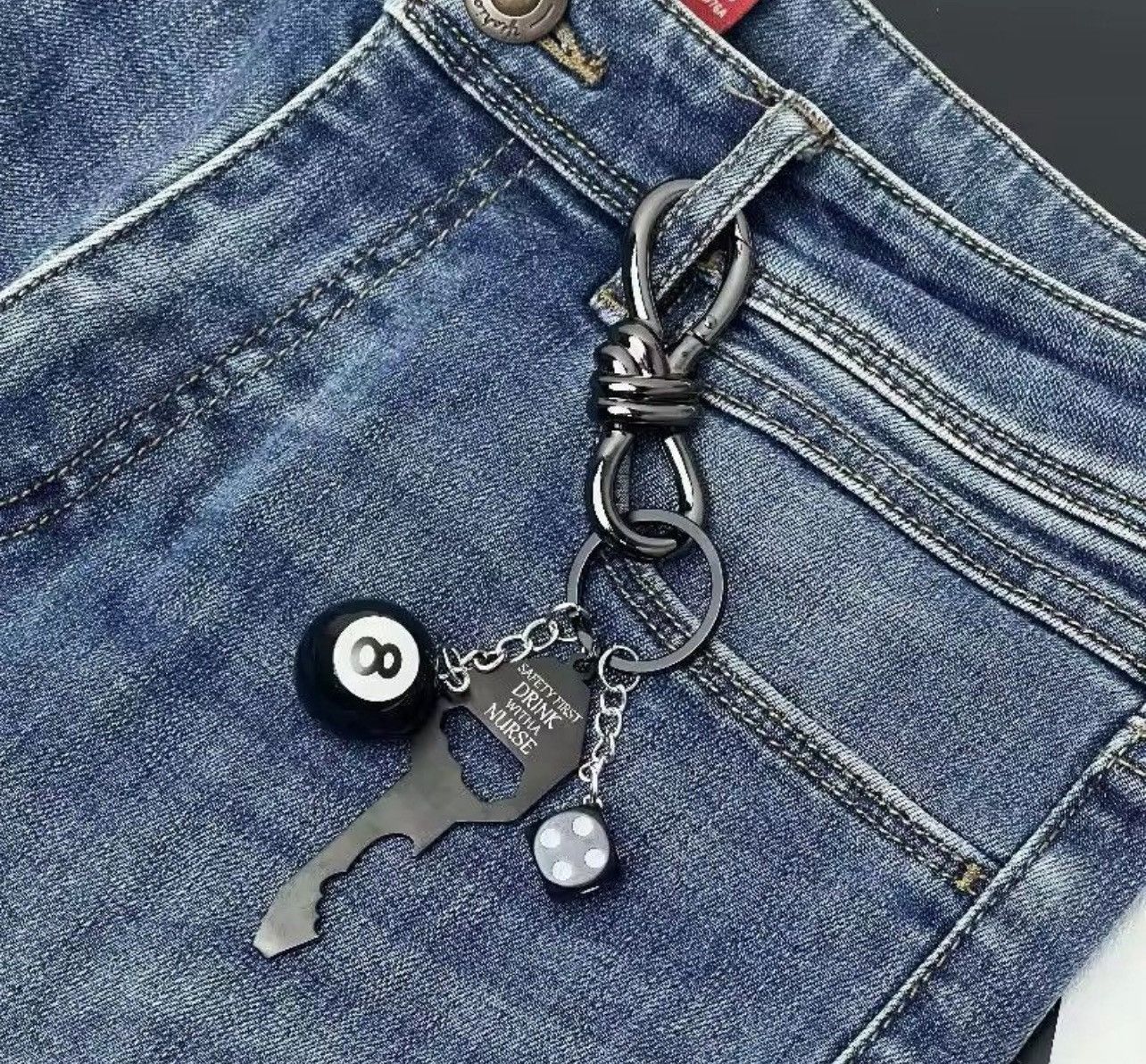 Other Jeans Carabiner Keychain Size ONE SIZE - 3 Thumbnail