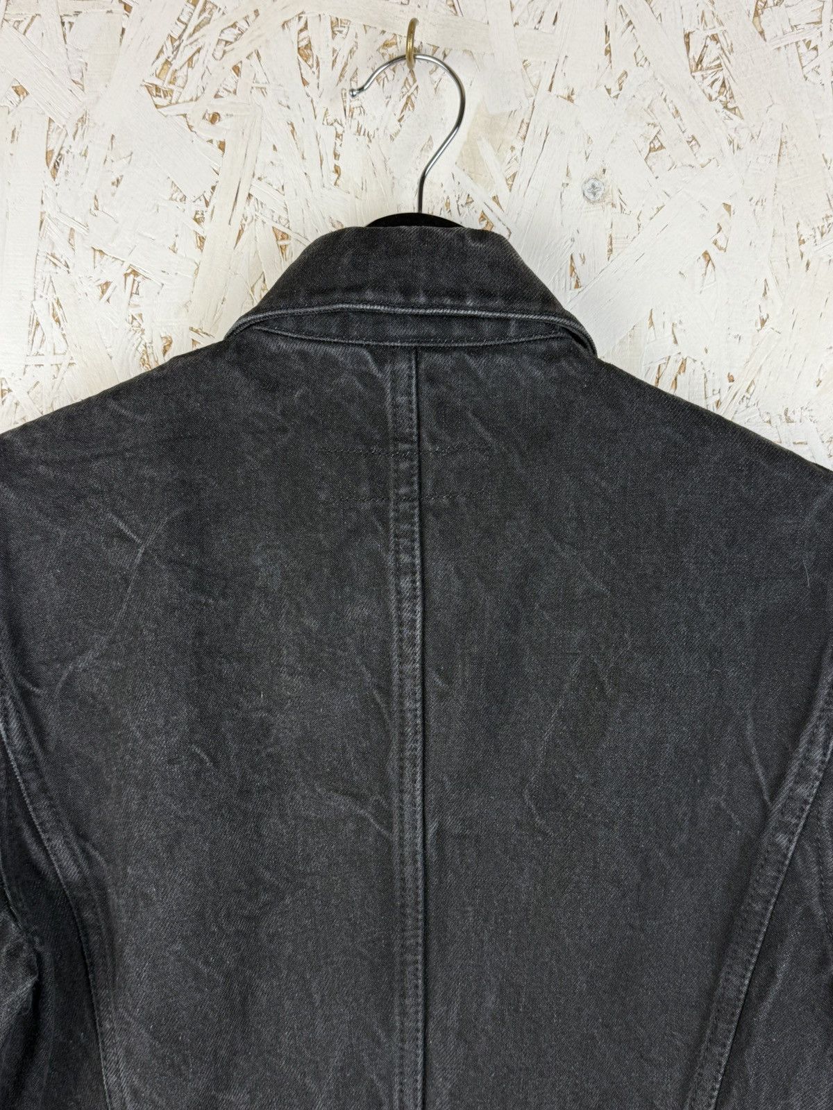 Gucci Gucci Tom Ford AW1999 Web Trim Denim Jacket Black Size 40 Size M / US 6-8 / IT 42-44 - 7 Thumbnail