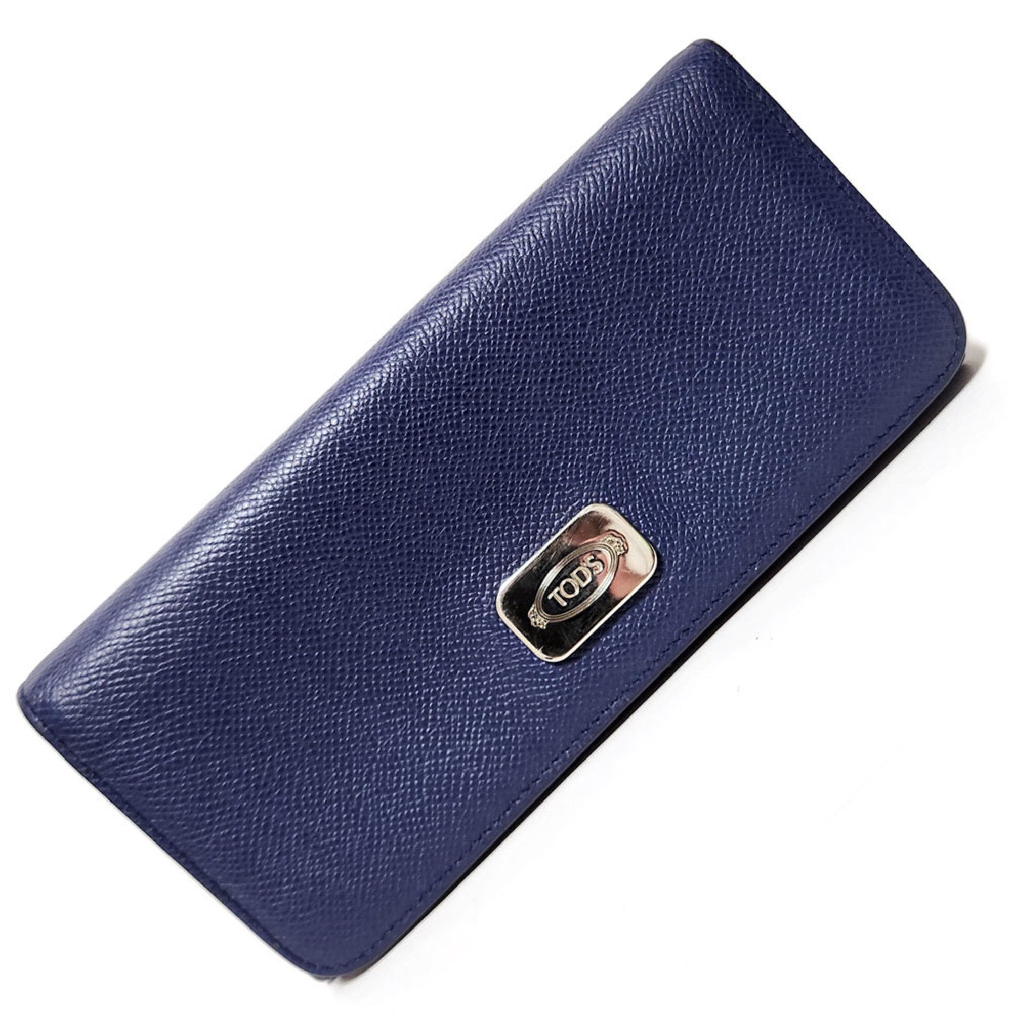 Tod's Tod's Bi-fold Wallet - Blue Leather Long Men Women Size ONE SIZE - 1 Thumbnail