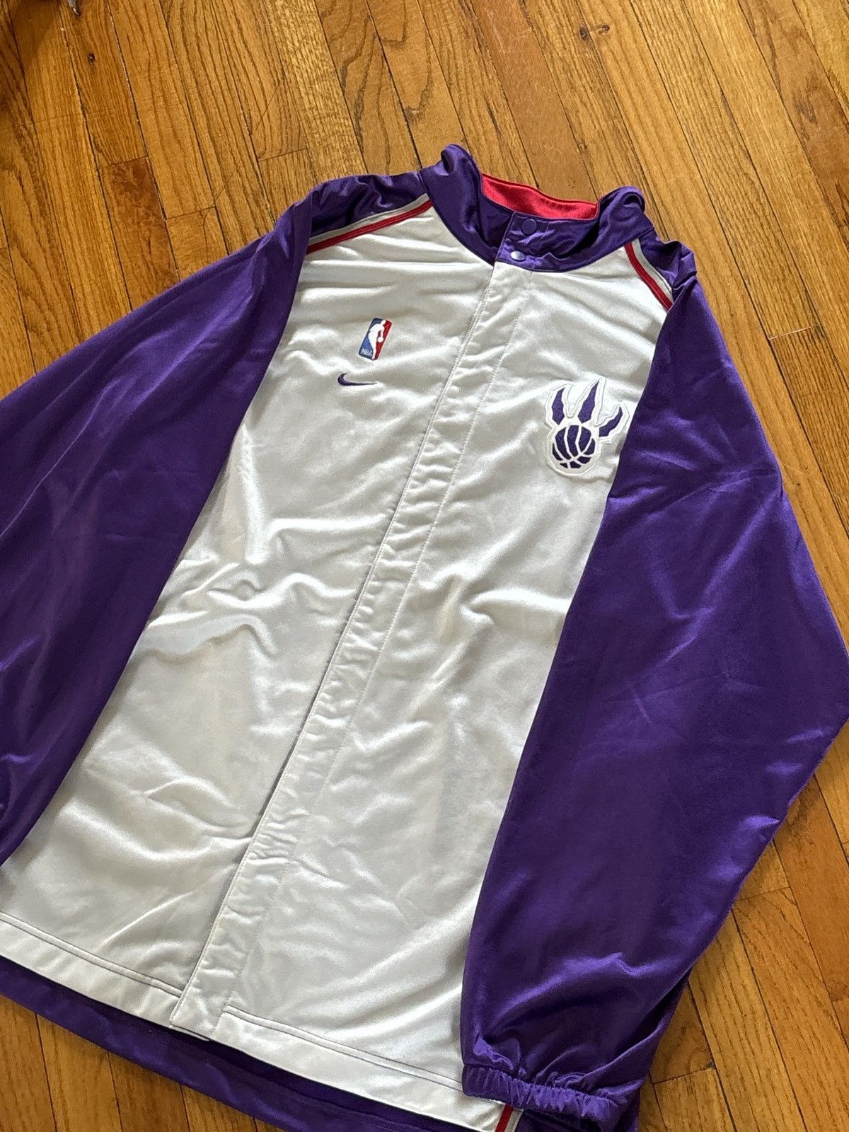 NBA Nike Vintage Vintage Nike Toronto Raptors Warm Up Jacket Grailed