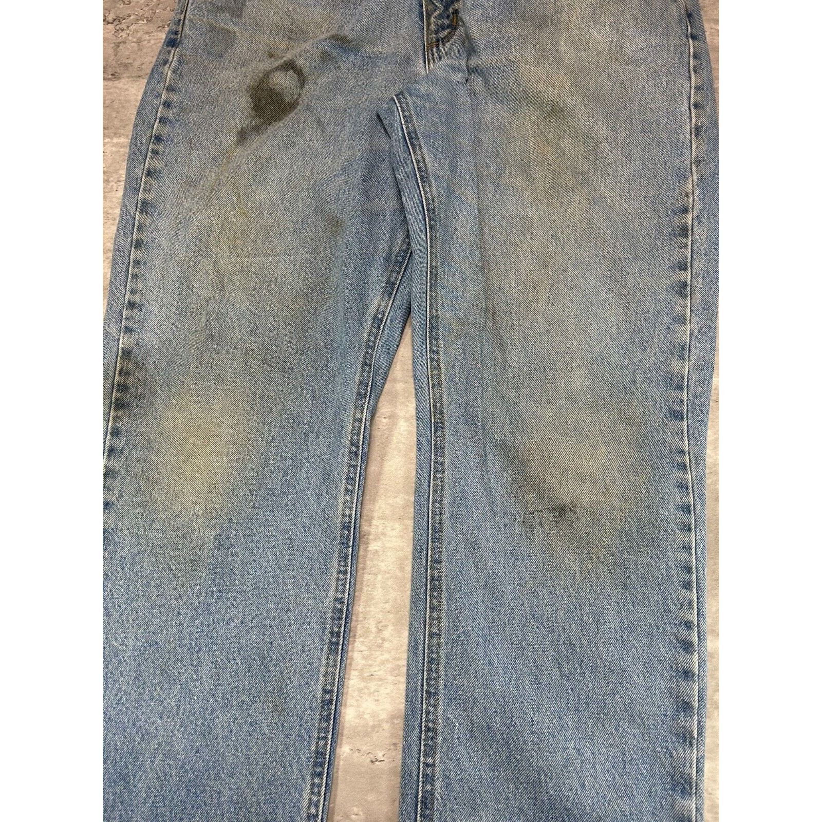 Carhartt Carhartt Traditional Fit Light Wash Denim Pants Size 39 Size US 39 - 5 Thumbnail