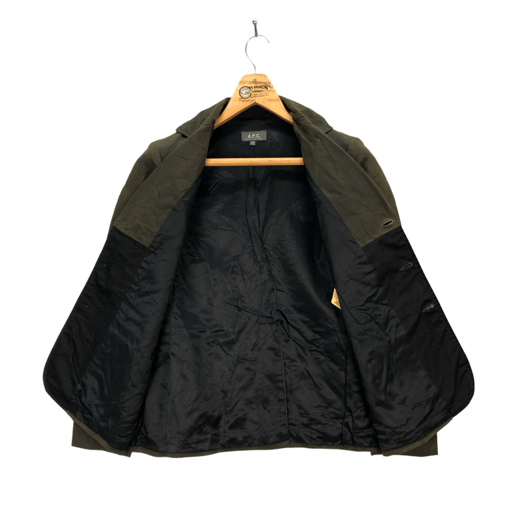 A.P.C. VINTAGE A.P.C. COTTON WAXED JACKET #5758-205 Size US XS / EU 42 / 0 - 6 Thumbnail