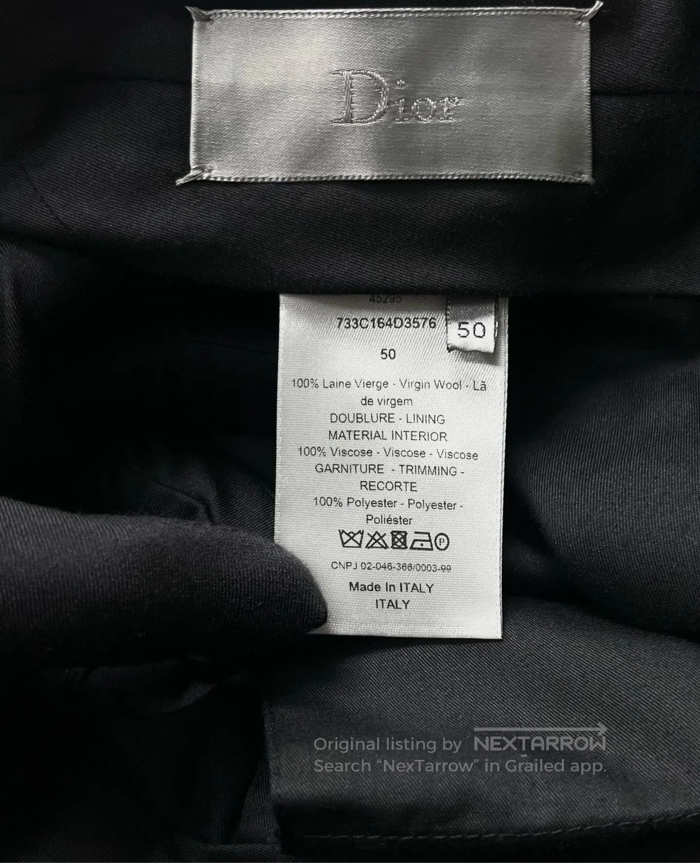 Dior Dior Sweatpants with small fringed striped silk wool blend Size US 34 / EU 50 - 3 Thumbnail