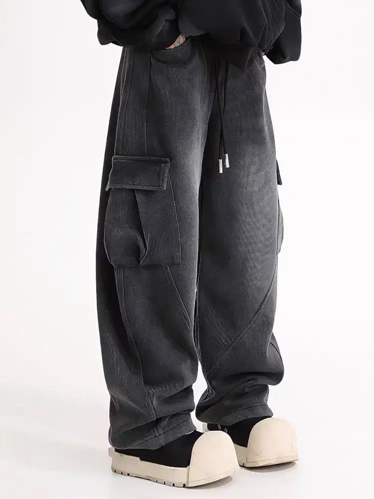 Designer × Japanese Brand Hip Hop Harajuku Streetwear Loose Casual Pants Size US 32 / EU 48 - 2 Thumbnail