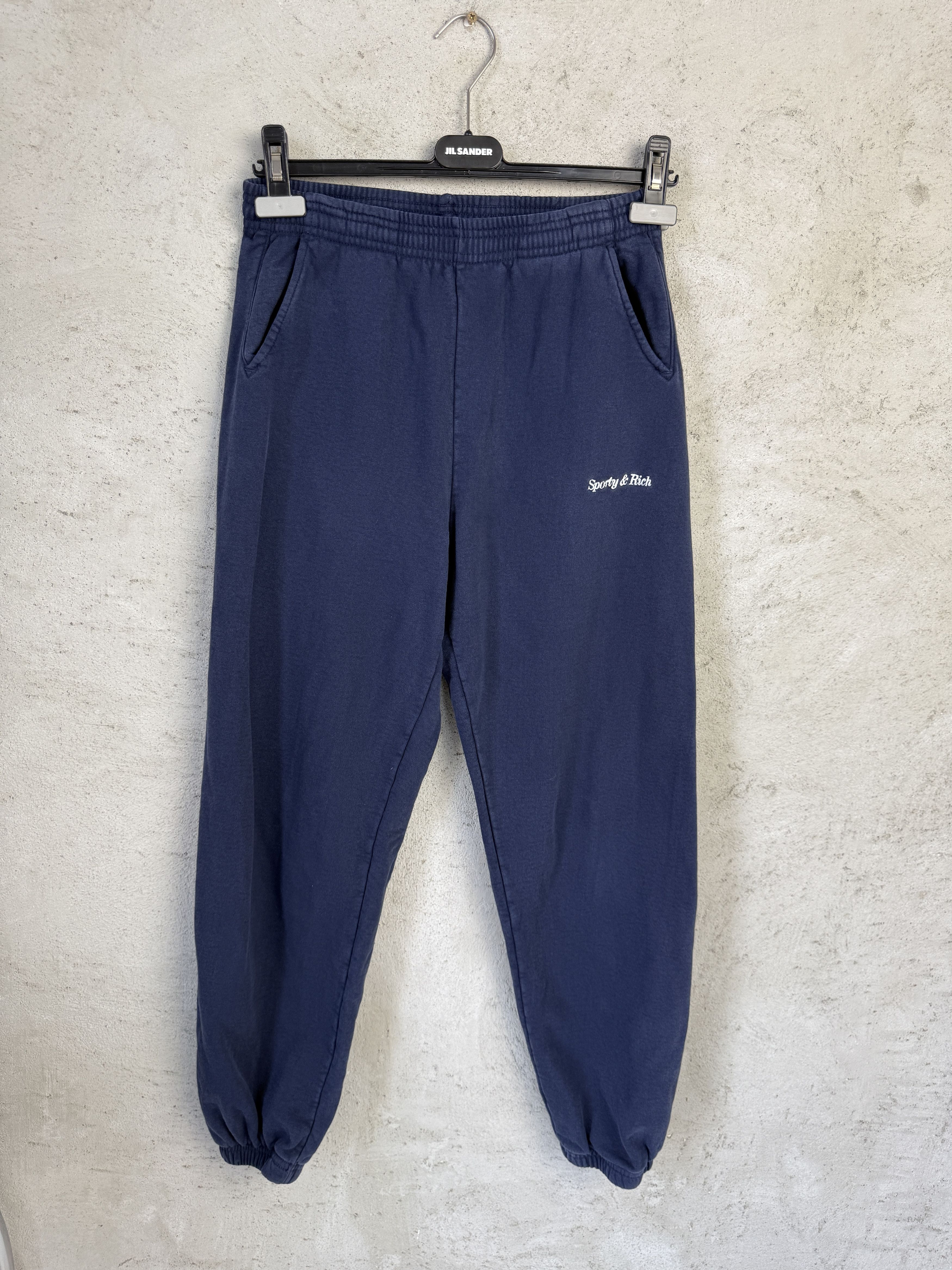 Sporty & Rich Sporty & Rich Signature Embroidered sweatpants Size 26" / US 2 / IT 38 - 1 Thumbnail
