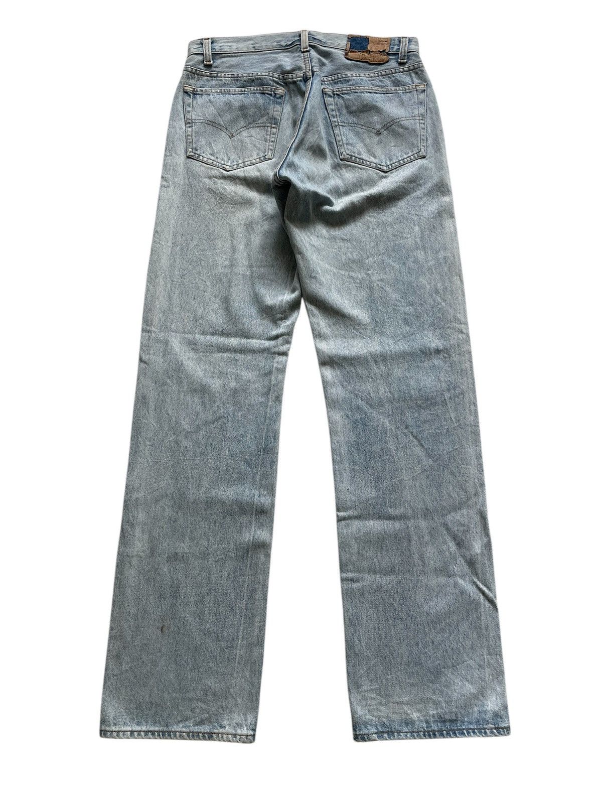 Levi's × Vintage Vintage 80s Levis 501 Light Blue Washed Jeans 32x33 Size US 32 / EU 48 - 2 Thumbnail