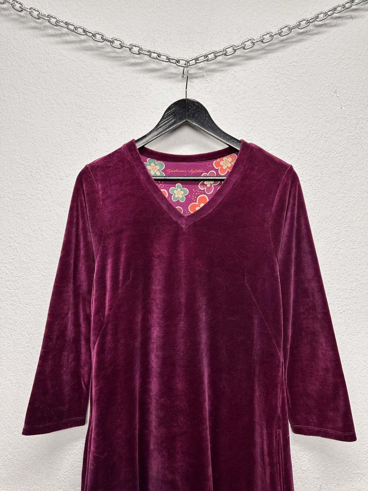 Gudrun Sjoden Gudrun Sjoden purple dress boho artwear vintage style Size S / US 4 / IT 40 - 2 Thumbnail
