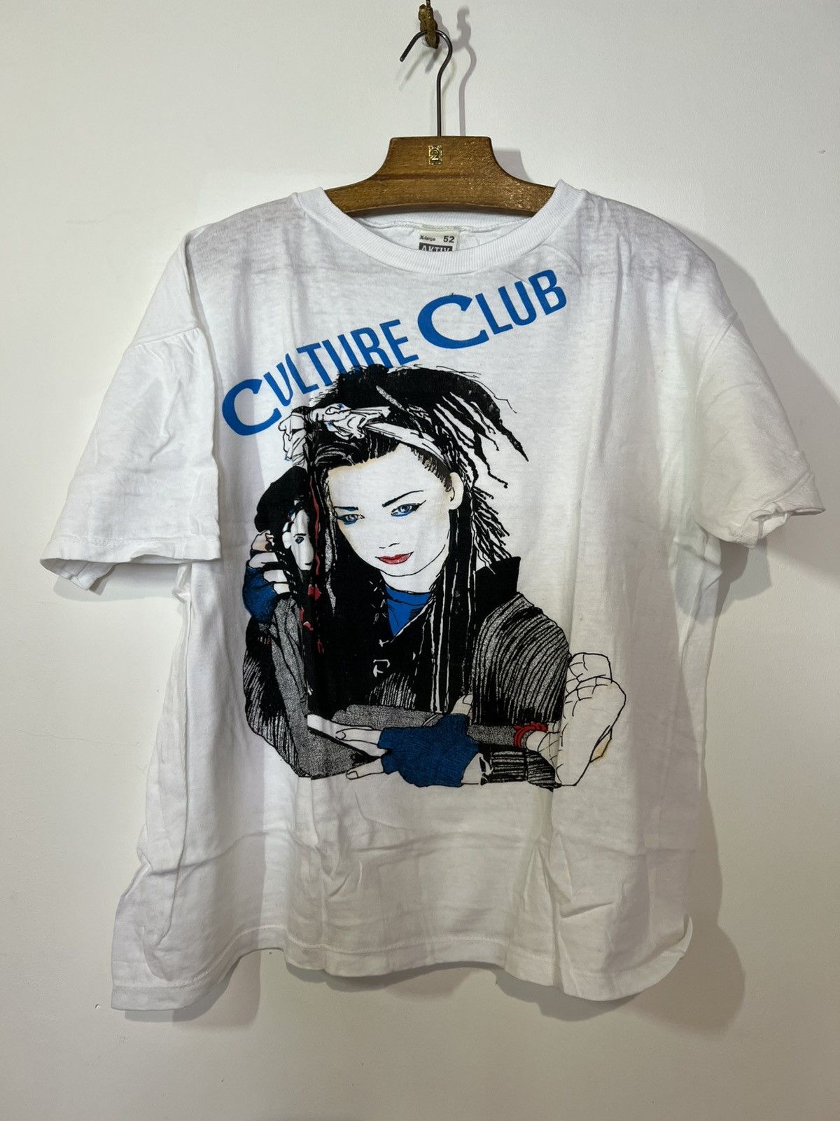 Band Tees culture club vintage 80s boy George shirt Size US L / EU 52-54 / 3 - 1 Thumbnail