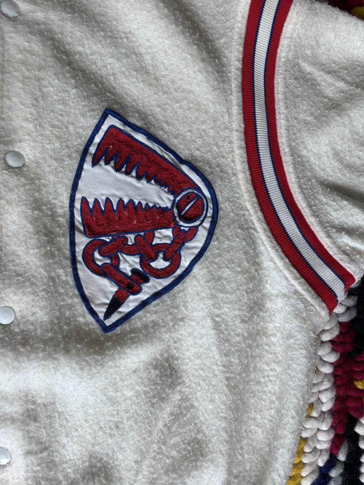 Levi's Vintage Clothing 1950s Vintage Varsity Snap Shirt Oregon Size US L / EU 52-54 / 3 - 4 Thumbnail
